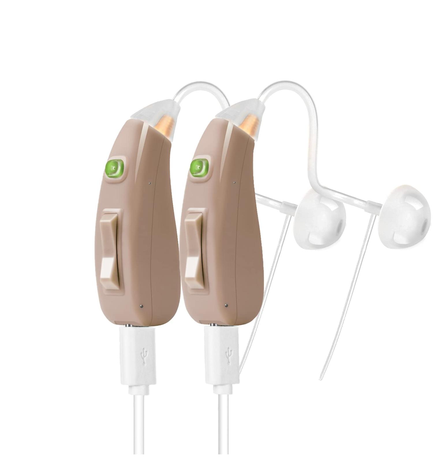 Banglijian Ziv-201A Rechargeable Digital Hearing Aid - Small Size Pair with Noise Cancelling Technology - Buy Online on GoSupps.com