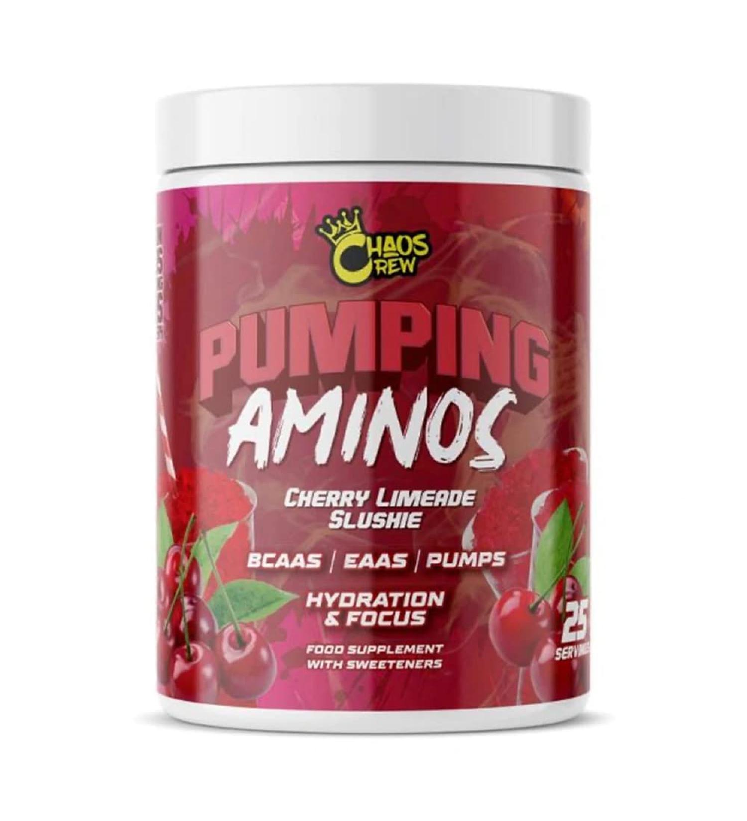CHAOSCREW Chaos Crew Pumping Aminos 2.0 Cherry Limeade Slushie 325g