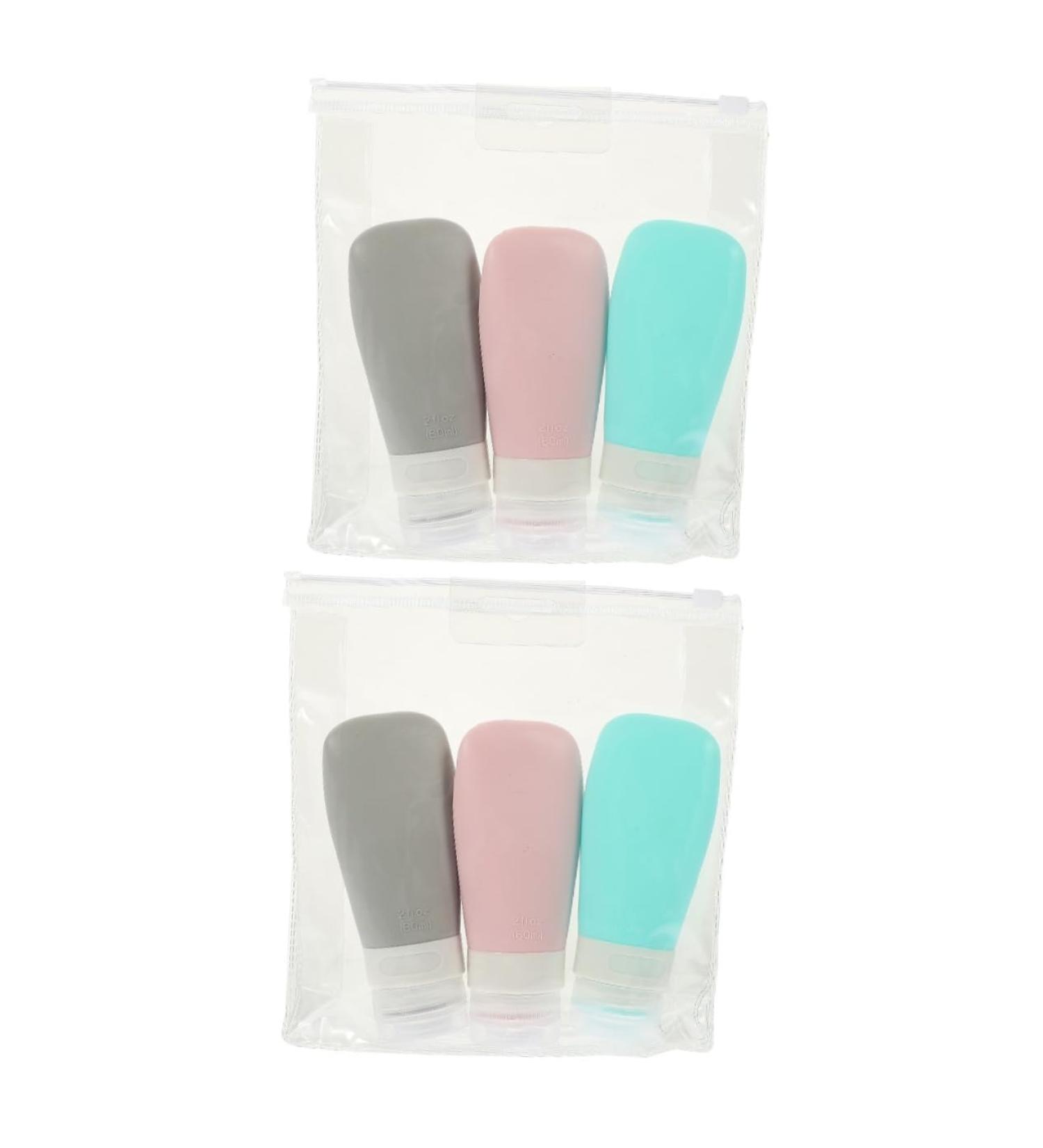 MAGICLULU 2 Sets Silica Gel Bottle Travel Cosmetic Bottle Lotion - Buy Online on GoSupps.com