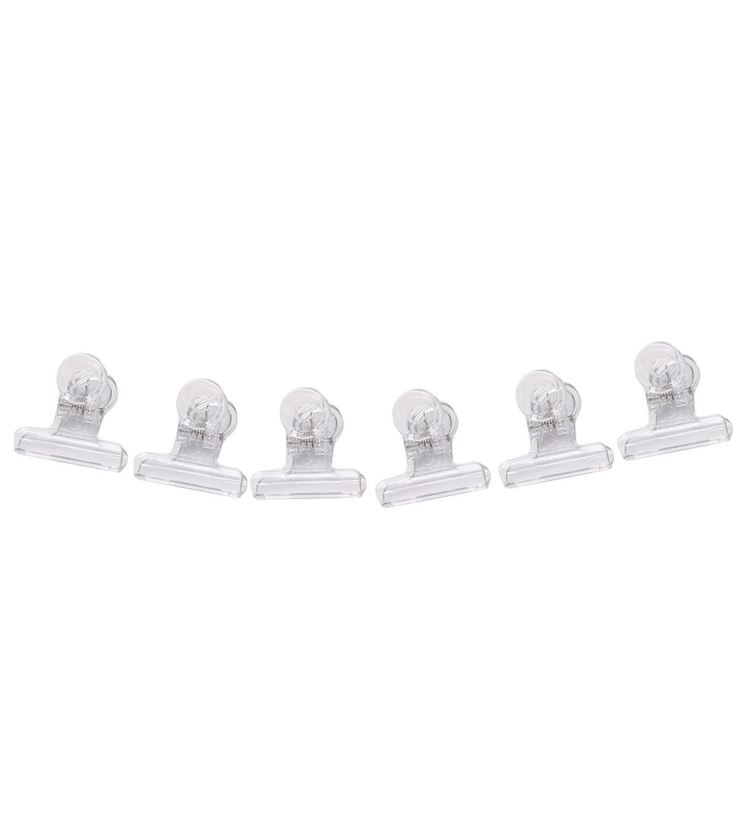 Weetack Rusian C Nail Clamps Clips Multifunctional Tool Acrylic Nails Pinchers Transparent Set of 6 - Buy Online on GoSupps.com
