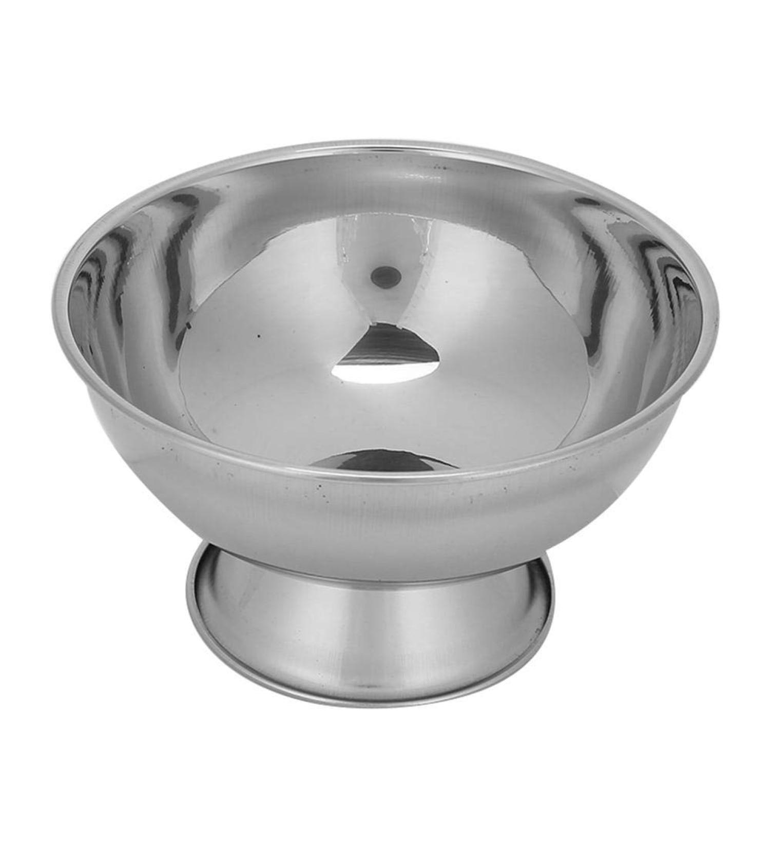 Stainless Steel Shaving Foam Bowl for Men | Professional Beard Moisturizing Mixing Bowl - Ideal for Smooth Shaves - Buy Online on GoSupps.com