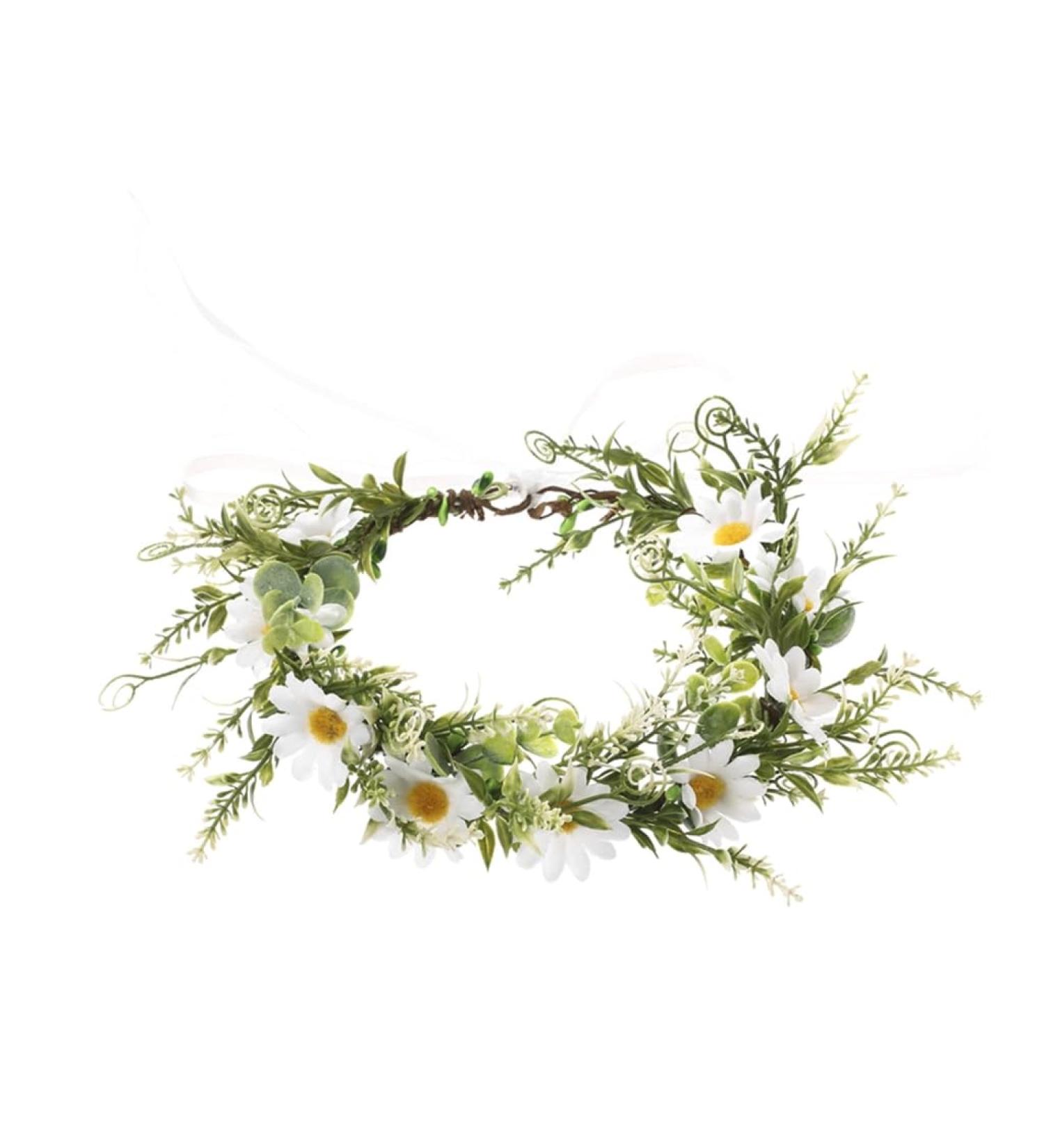 JSGHGDF Flower Headbands Women Bride Flower For Wedding Party Supply Garlands Wreath Headbands White - Buy Online on GoSupps.com