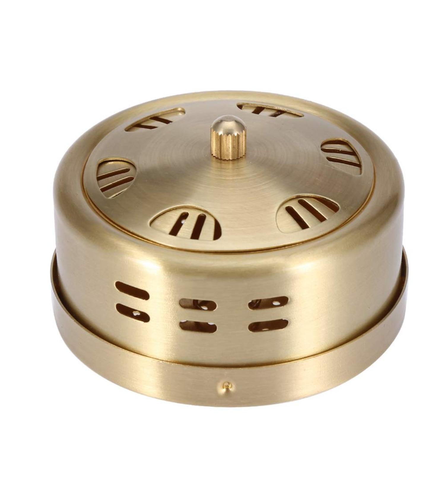 Natudeco Pure Copper Moxa Stick | 6 Holes Moxibustion Treatment Box | Mugwort Heat Treatment Holder for Home & Salon | International Shipping - Buy Online on GoSupps.com