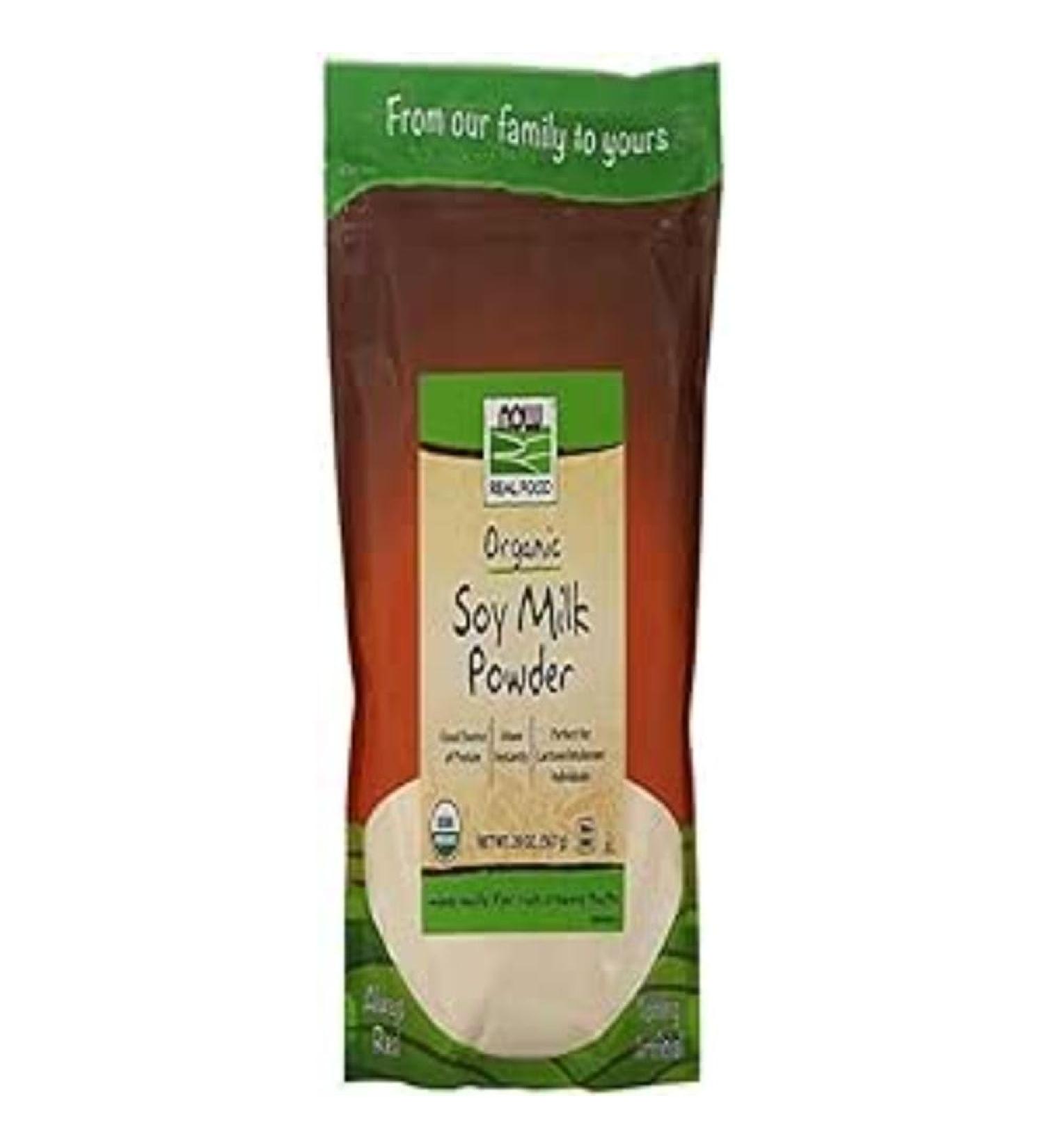 Now Foods Organic Soy Milk Powder Non-GMO 567 g - Buy Online on GoSupps.com