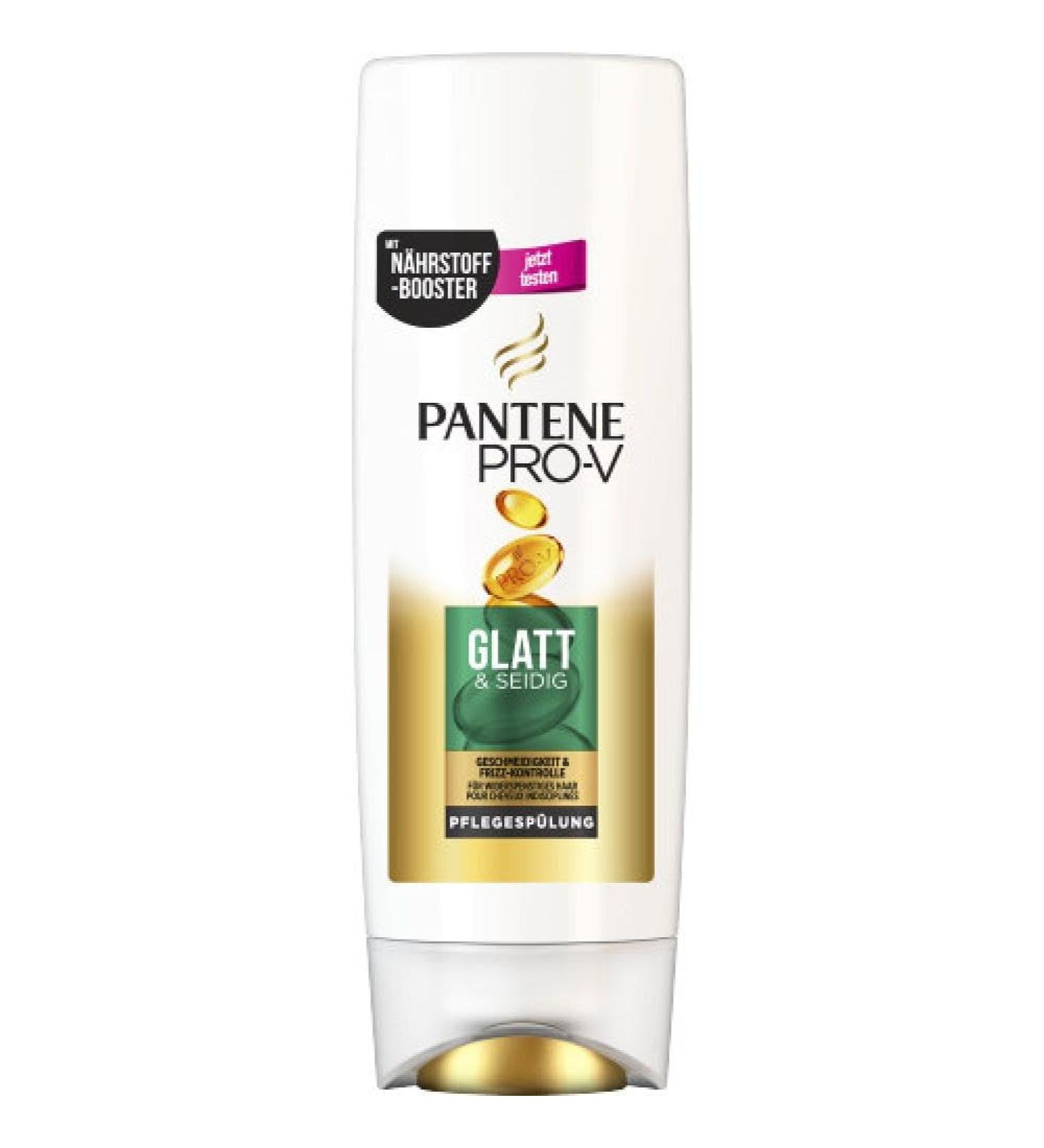 Pantene Pro-V GLASS & SEIDIG Nursing flushing 2x more nutrients in 1 application for unruly hair 200 ml 600 ml (1-pack) care flushing