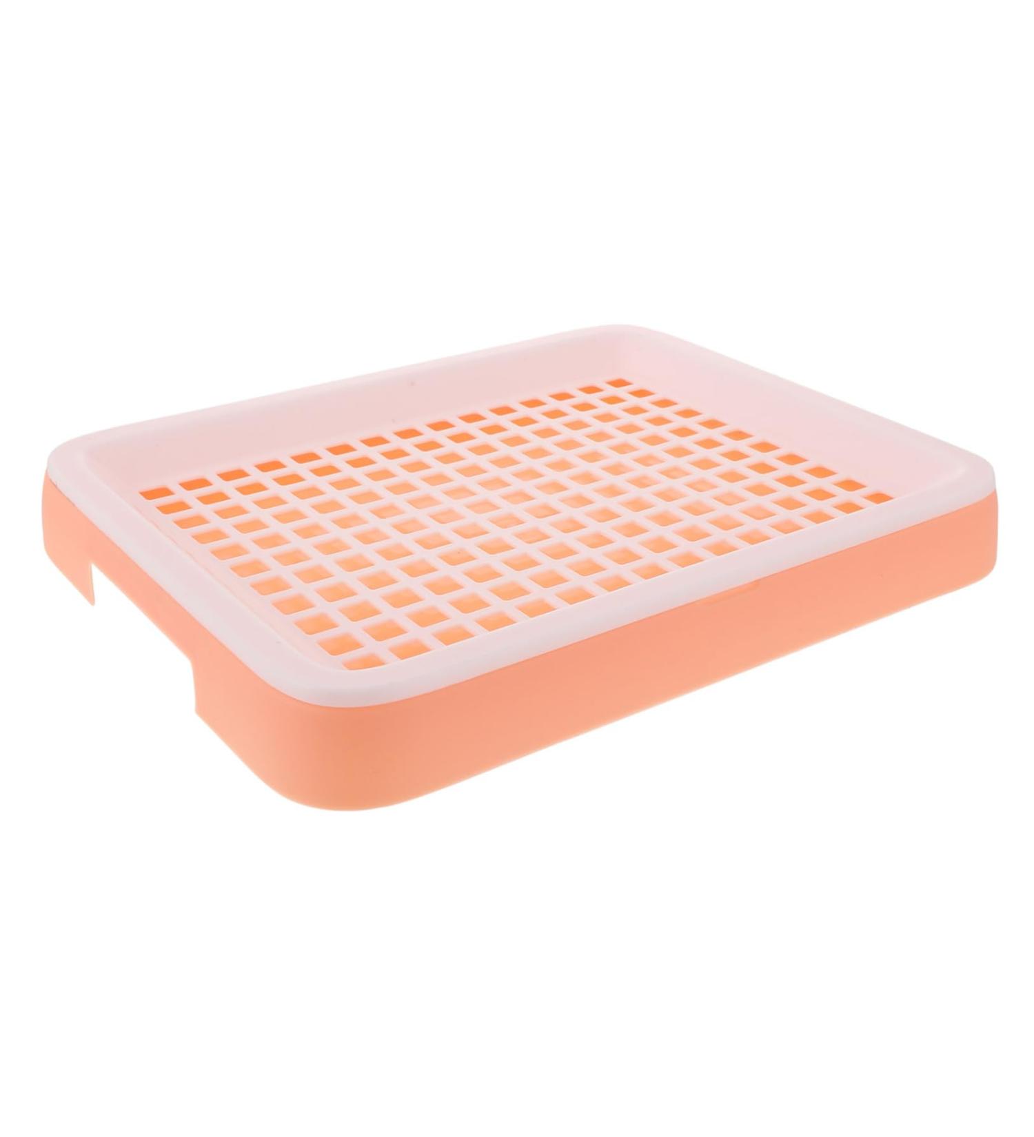 BESPORTBLE Box Hamster Toilet Rabbit Litter Tray Ferret Automatic Cat Litter Tray Sifting Litter Tray Pink Pp 24.50X19.50X3.00CM Pink - Buy Online on GoSupps.com