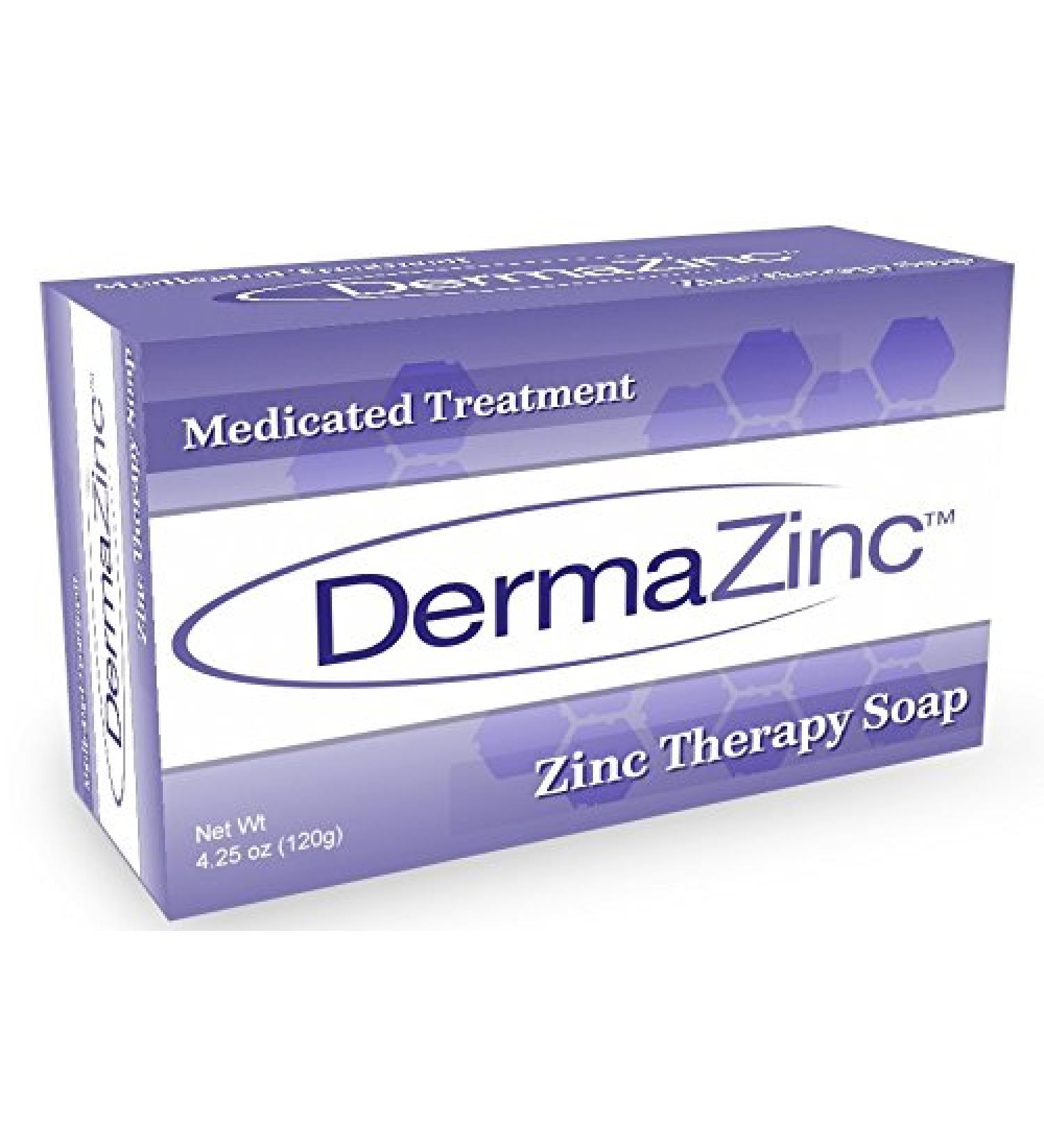 DermaZinc Soap - 4.25 Ounce (120 gram)