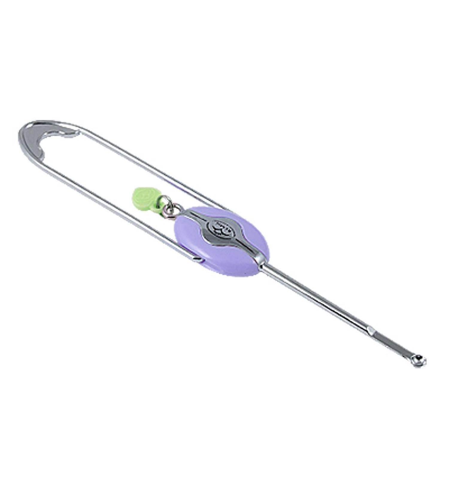 Qtqgoitem Purple Earpick Ear Wax Cleaner Tool Curette Silver Tone (Model: a00 12a 267 6c3 881)