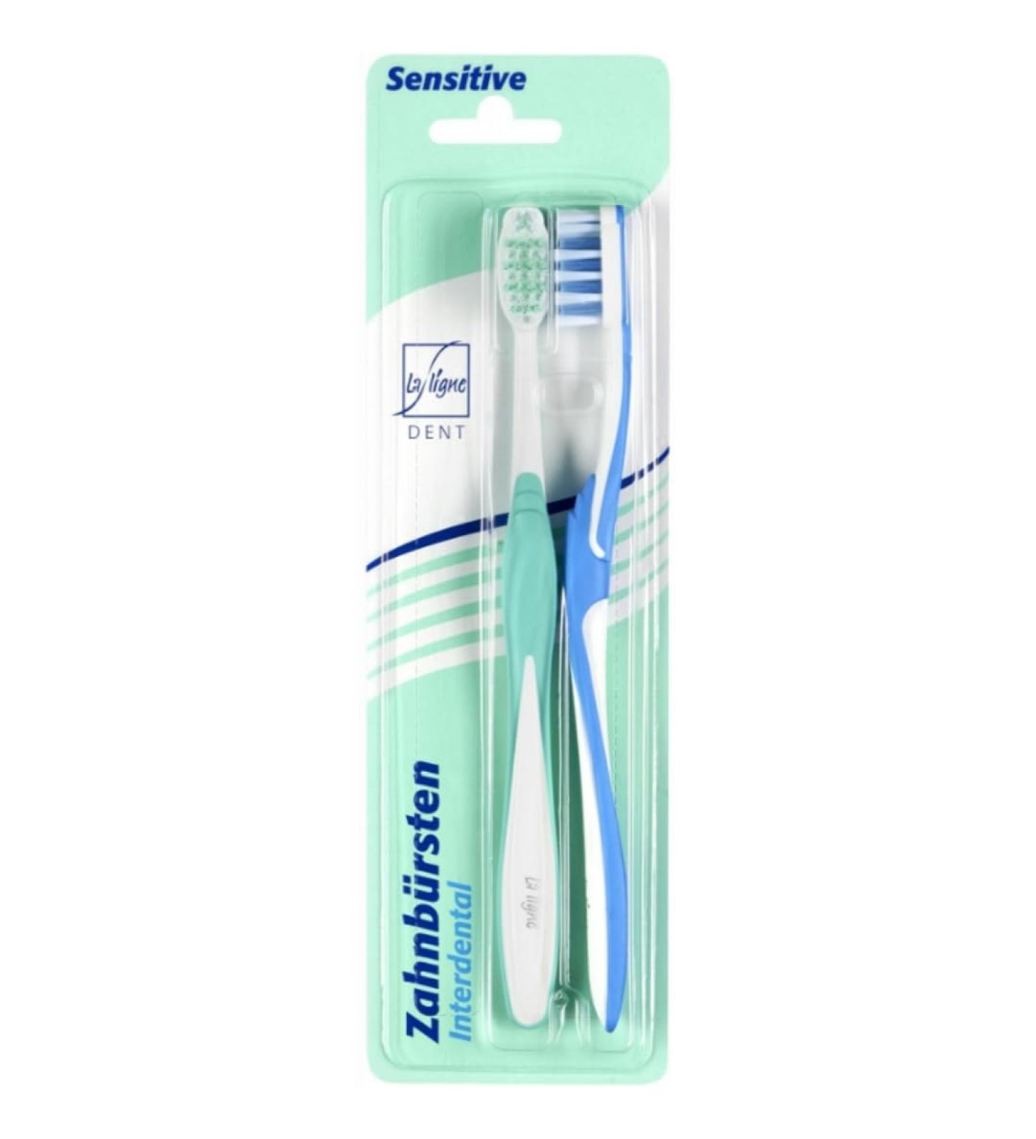 Buy La Ligne Toothbrush Interdental Sensitive 2-Pack | Best Oral Care for Healthy Gums - Shop Internationally - Buy Online on GoSupps.com