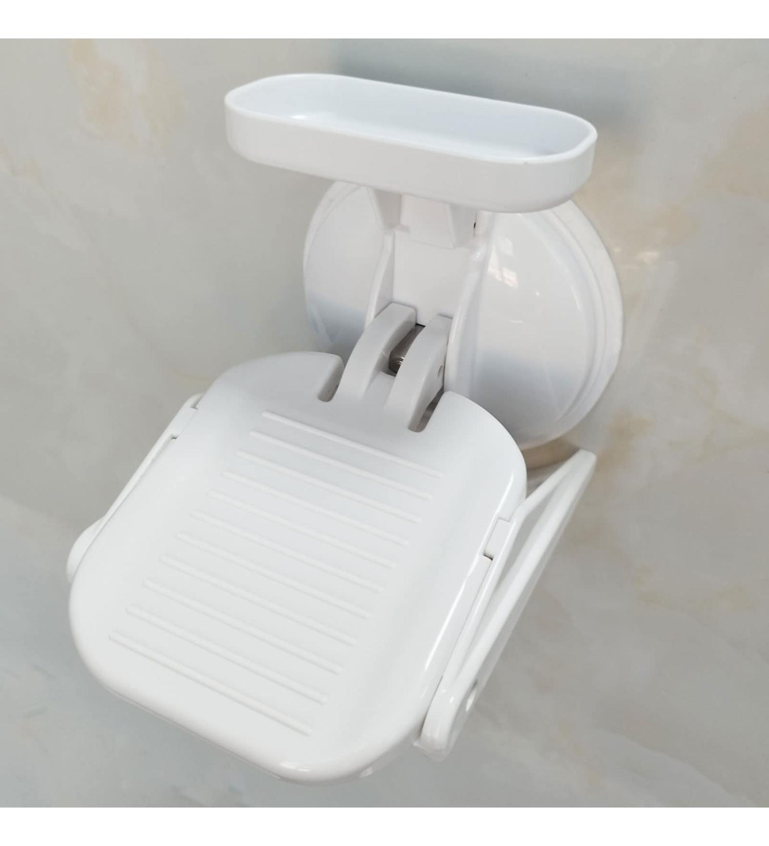 Shower Foot Rest Shower Foot Rest for Shaving Legs Upgrade Attach Soap Dish Can Folding Portable Foot Rest Replace Shower Stools - Buy Online on GoSupps.com