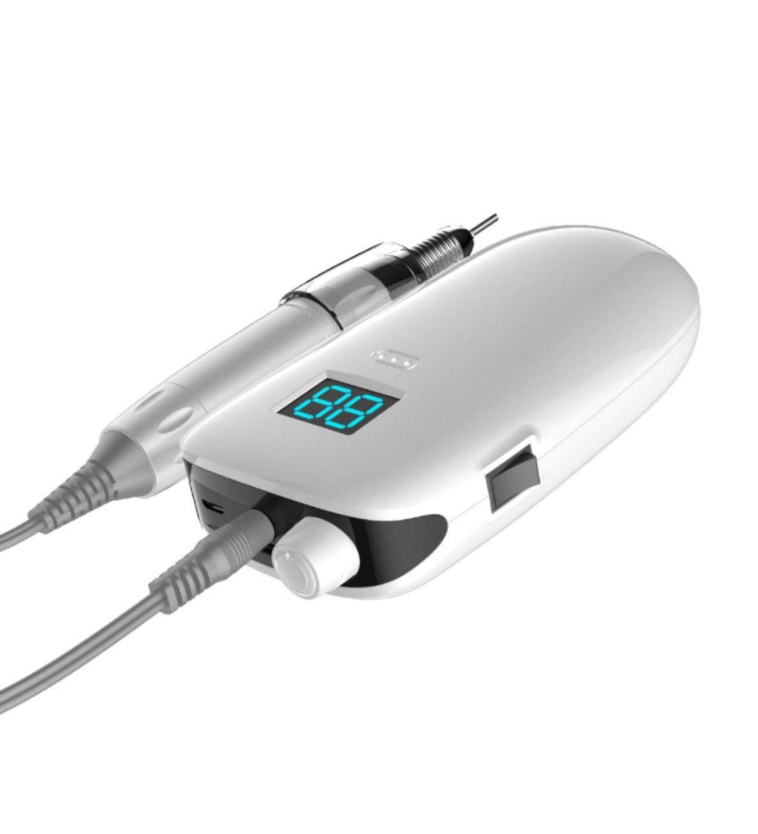 Electric Nail Files Manicure Pedicure Grinding Nail Drill 35000 RPM Rechargeable Nail Remover for Acrylic Nail Gel Nails Nail Buffer Manicure Pedicure Polishing Tools White - Buy Online on GoSupps.com