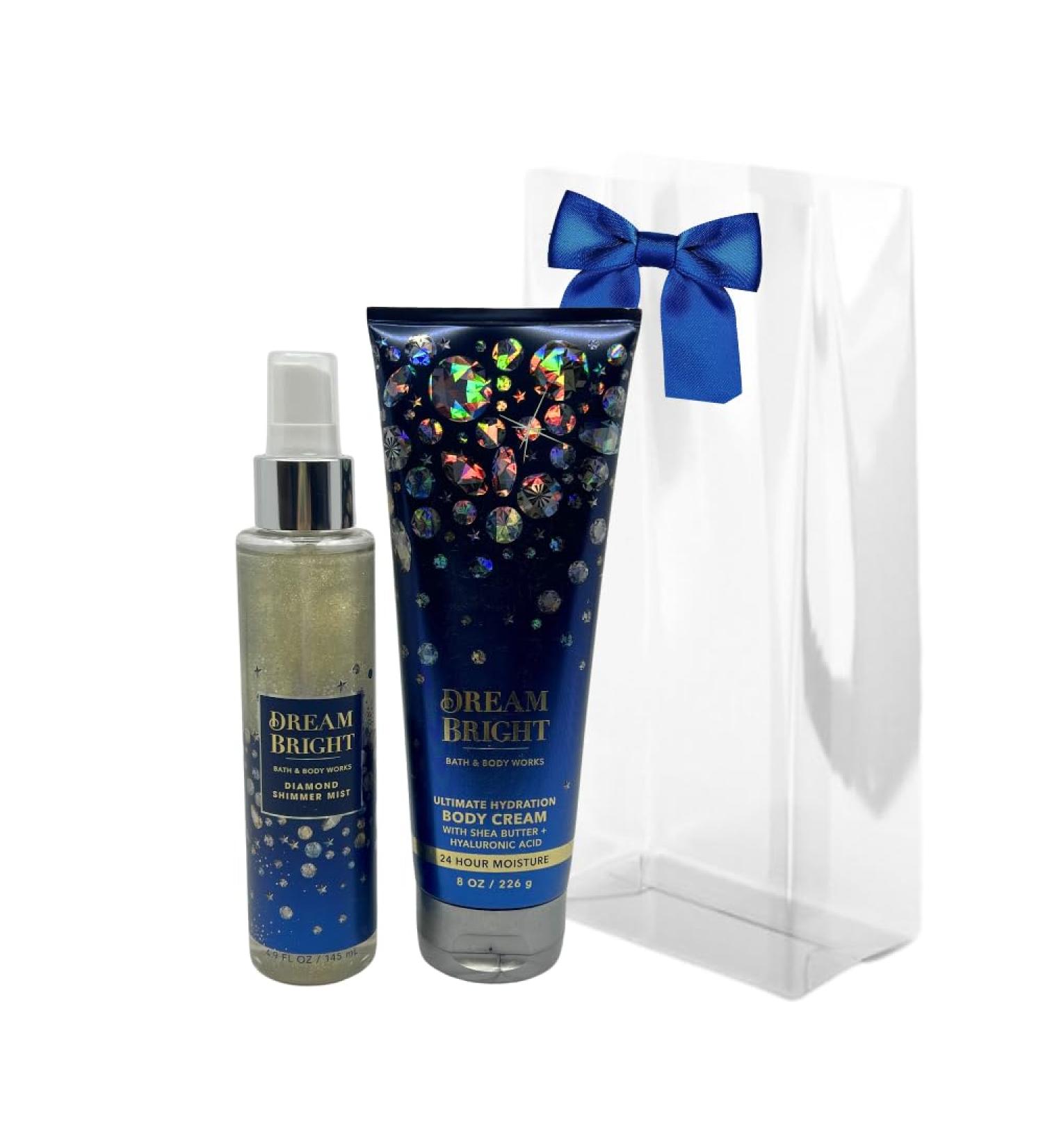 Bath & Body Works DREAM BRIGHT Gift Set | 2-Piece Holiday Set with Shimmer Mist & Body Cream - Perfect for Gifts - Buy Online on GoSupps.com