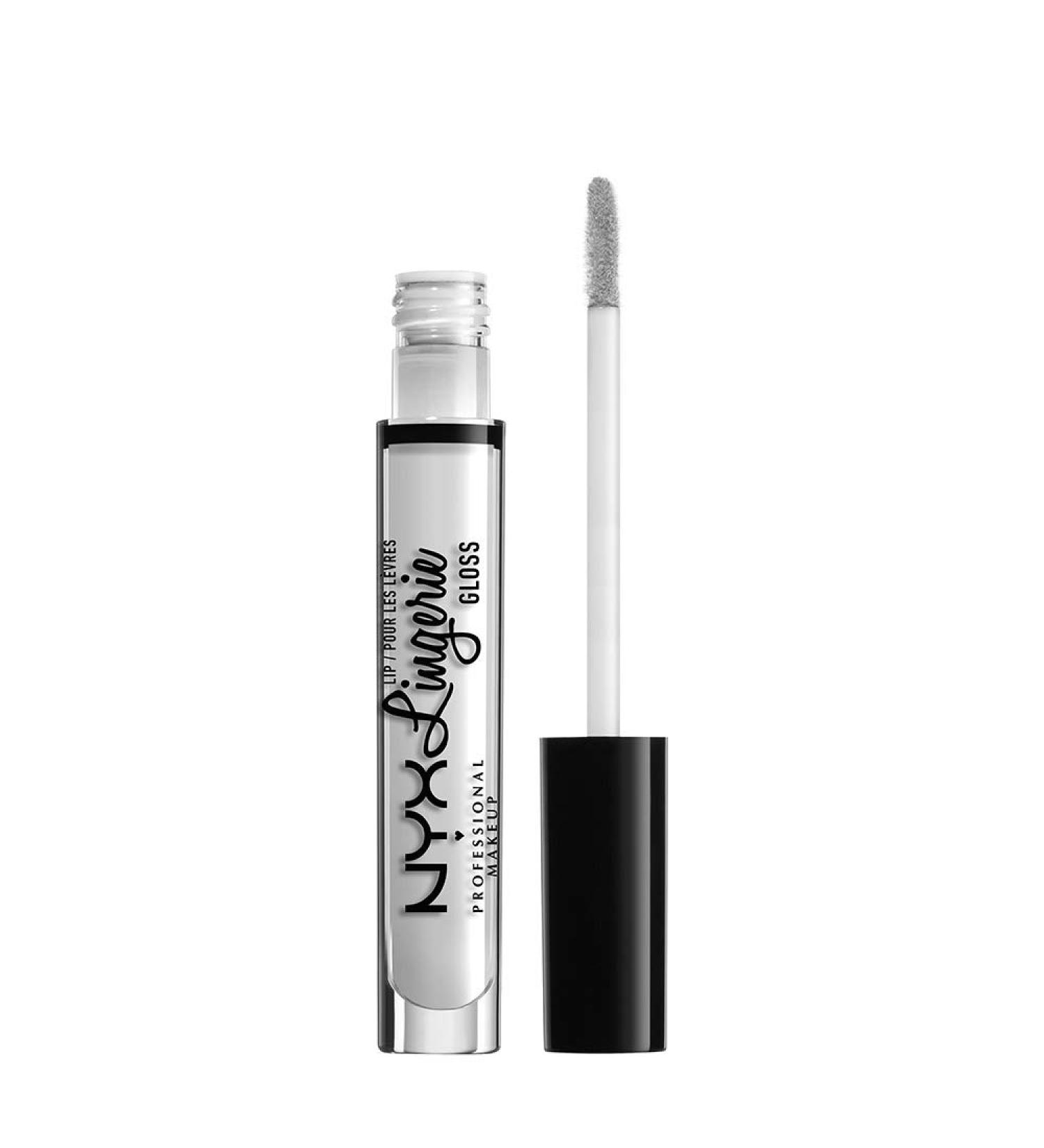 NYX Lip Lingerie Gloss - Clear 0.11 oz | Long-lasting Lip Gloss - Pack of 1 - Buy Online on GoSupps.com