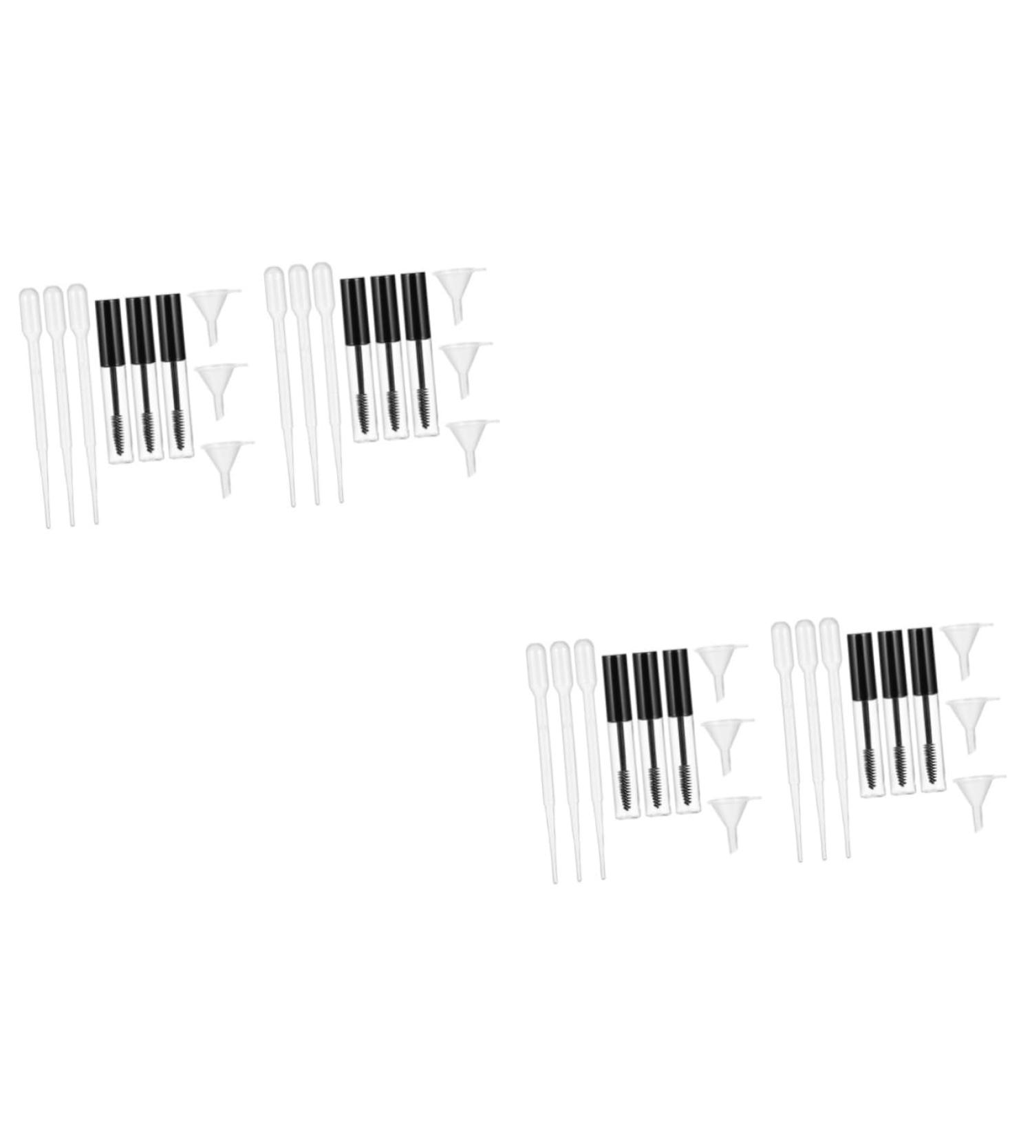TOVINANNA 2 Sets Mascara Tube Lip Gloss Tube Empty Mascara Empty Tube Bottle Lash Mascara Eyeliner Funnel Abs - Buy Online on GoSupps.com