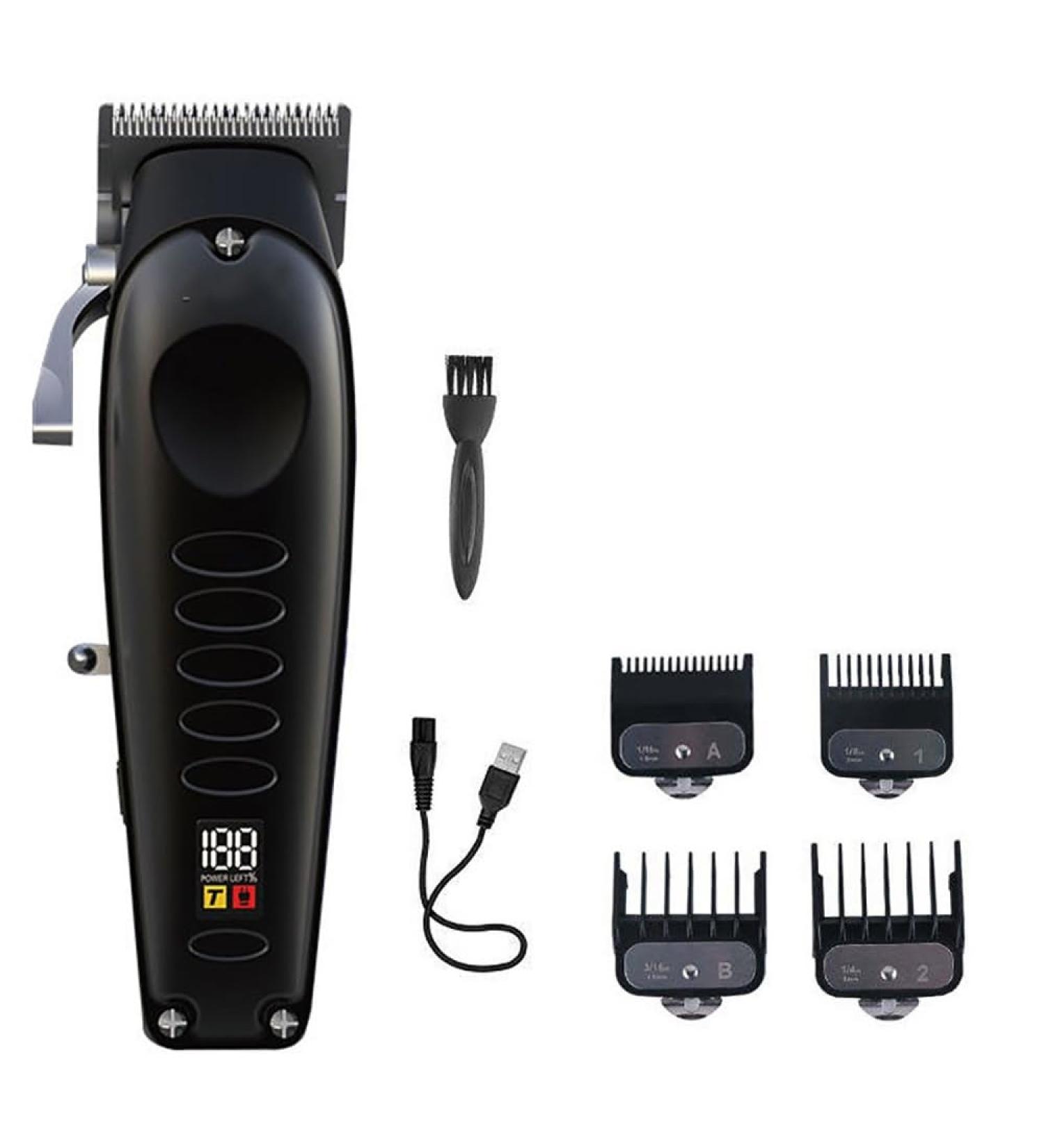 Professional Hair Clippers for Men | Adjustable Rechargeable Hair Trimmer | Electric Haircut & Beard Finishing Tool - Buy Online on GoSupps.com