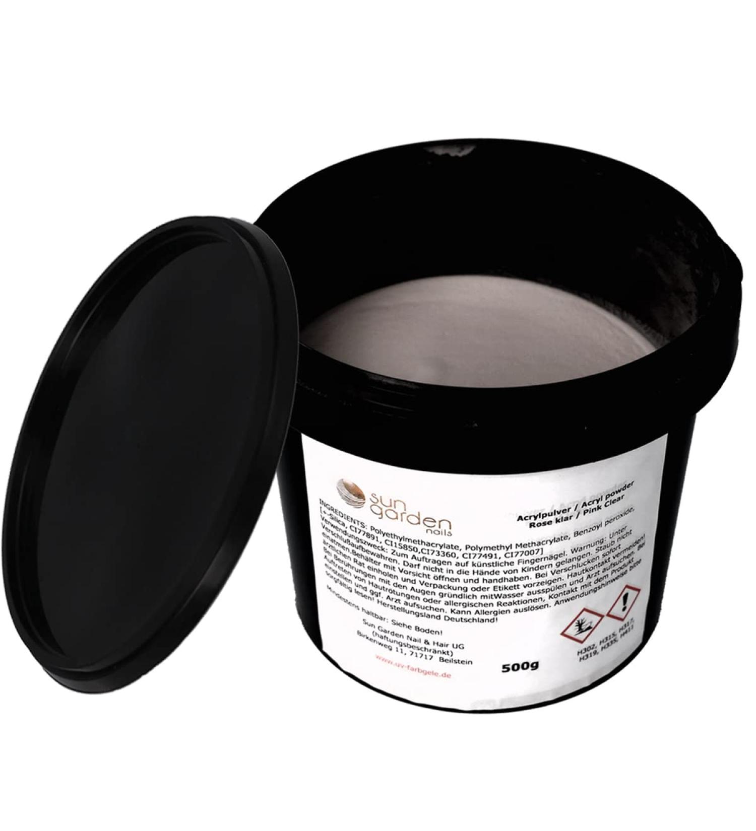 Acrylic Powder Pink-Clear 500g | Transparent Acrylic Nails | Best Nail Modelling Powder - Buy Online on GoSupps.com