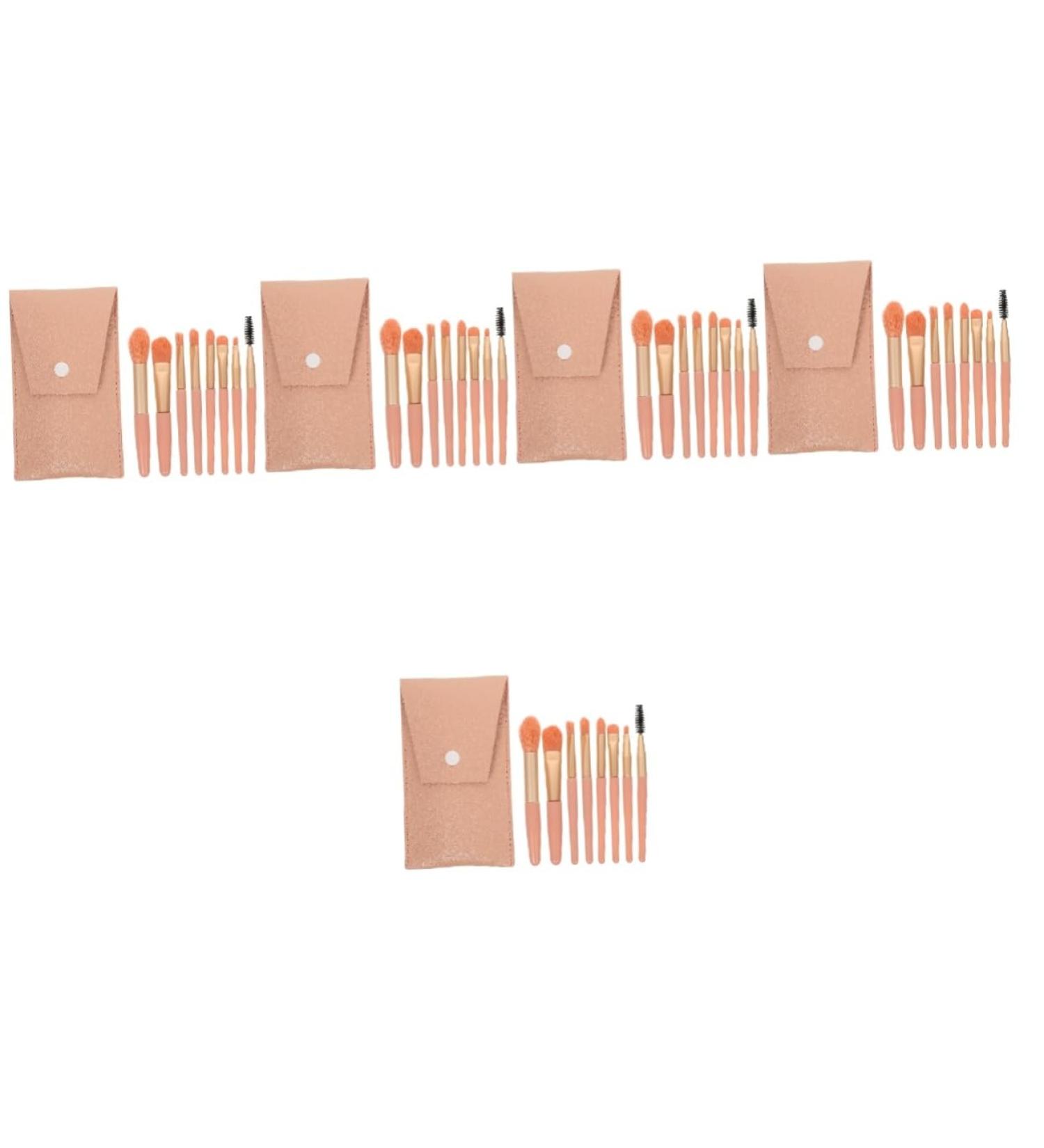 minkissy 5 Sets Travel Makeup Powder Applicator Women Makeup Supplies Foundation Brush for Makeup Cosmetics Women s Suits Portable Brush Miss Aluminum Tube Mini Makeup Brush Sets - Buy Online on GoSupps.com