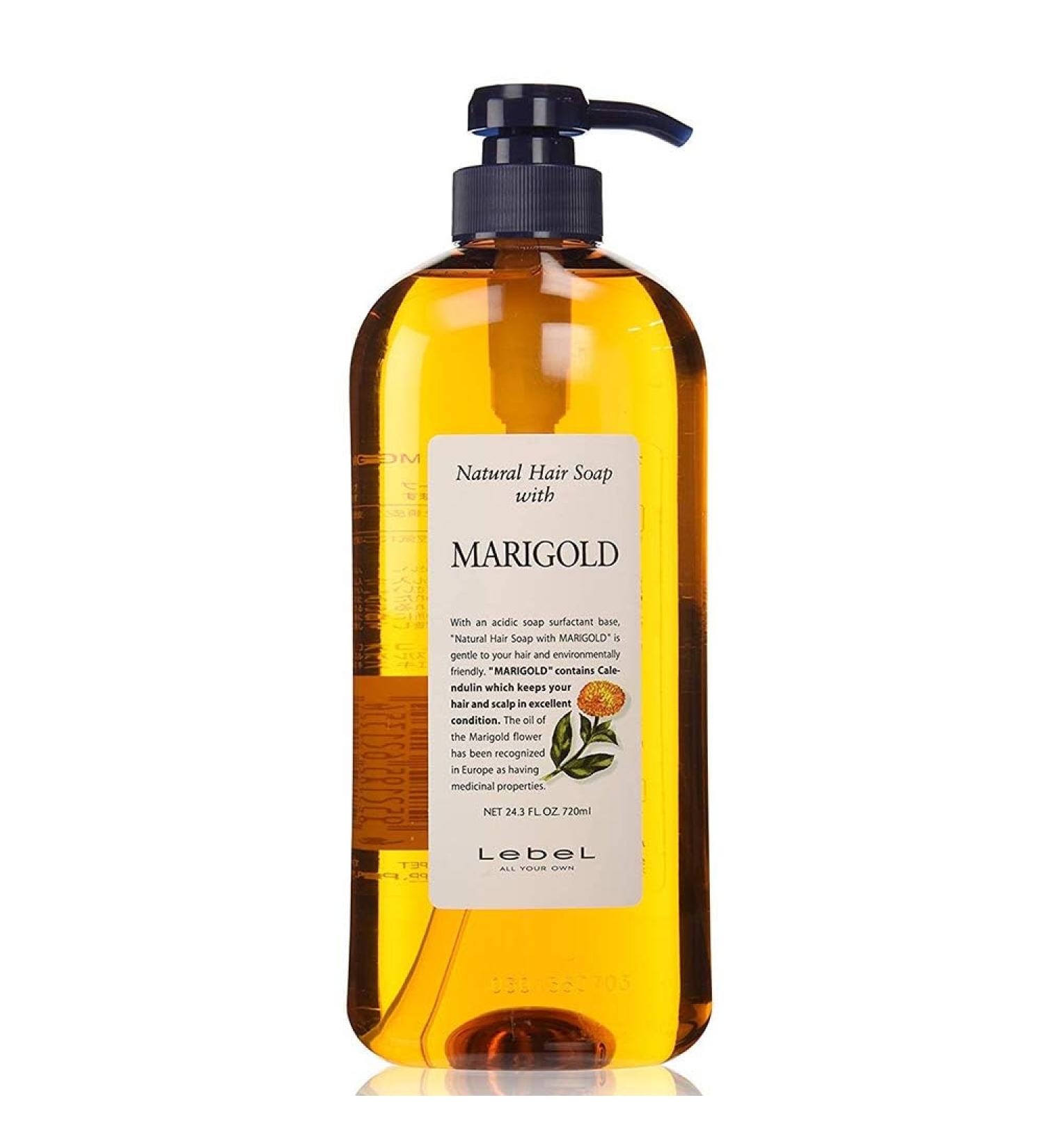 Lebel Natural Hair Soap With - Marigold - 720ml (Green Tea Set) - Buy Online on GoSupps.com