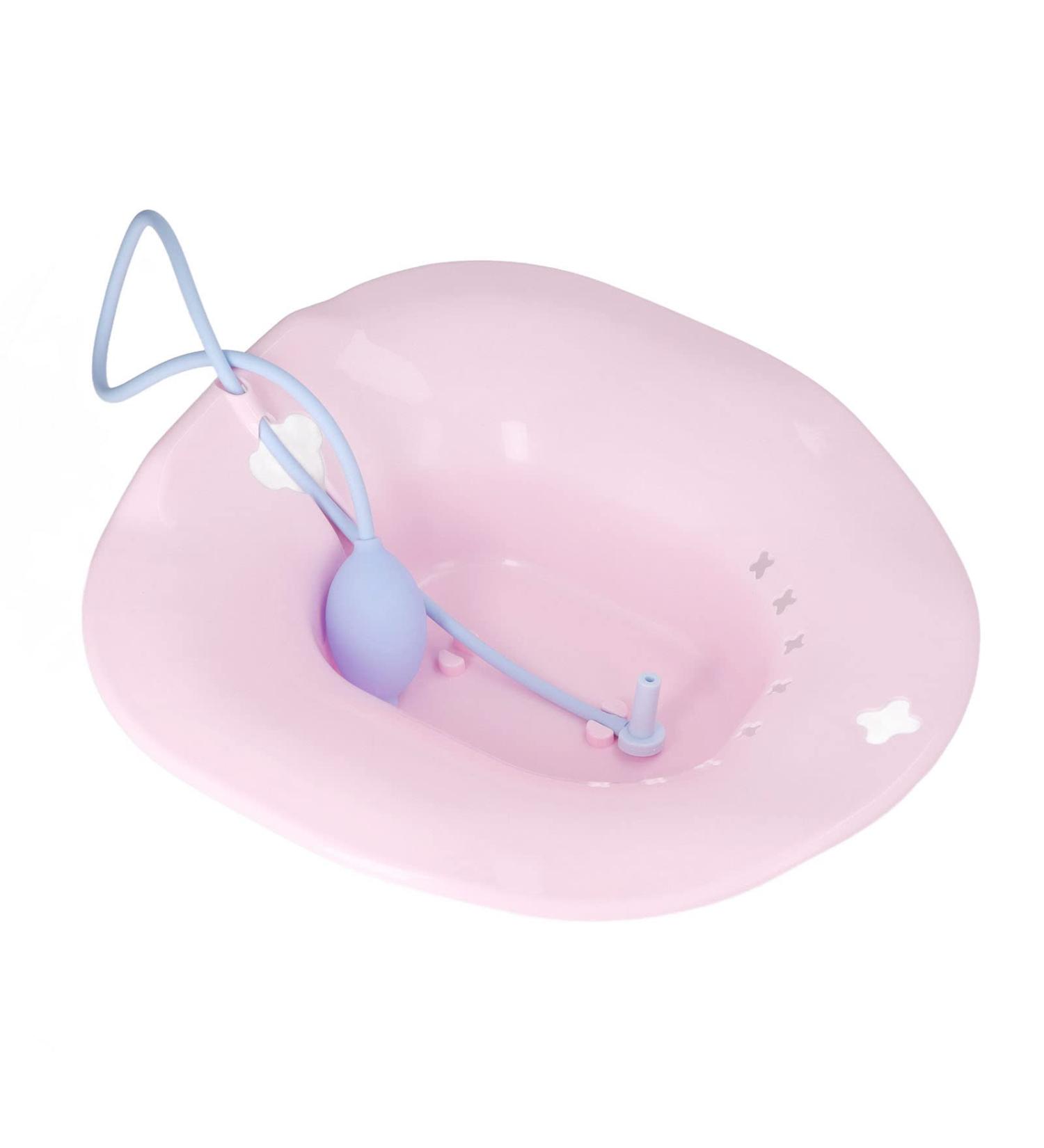 Fdit Bain de Si ge pour Femme Nettoyage Vaginal Soulagement de la Douleur Bain de Si ge avec Chasse D'eau pour la Grossesse H morro des Plastique (PINK) Rose - Buy Online on GoSupps.com