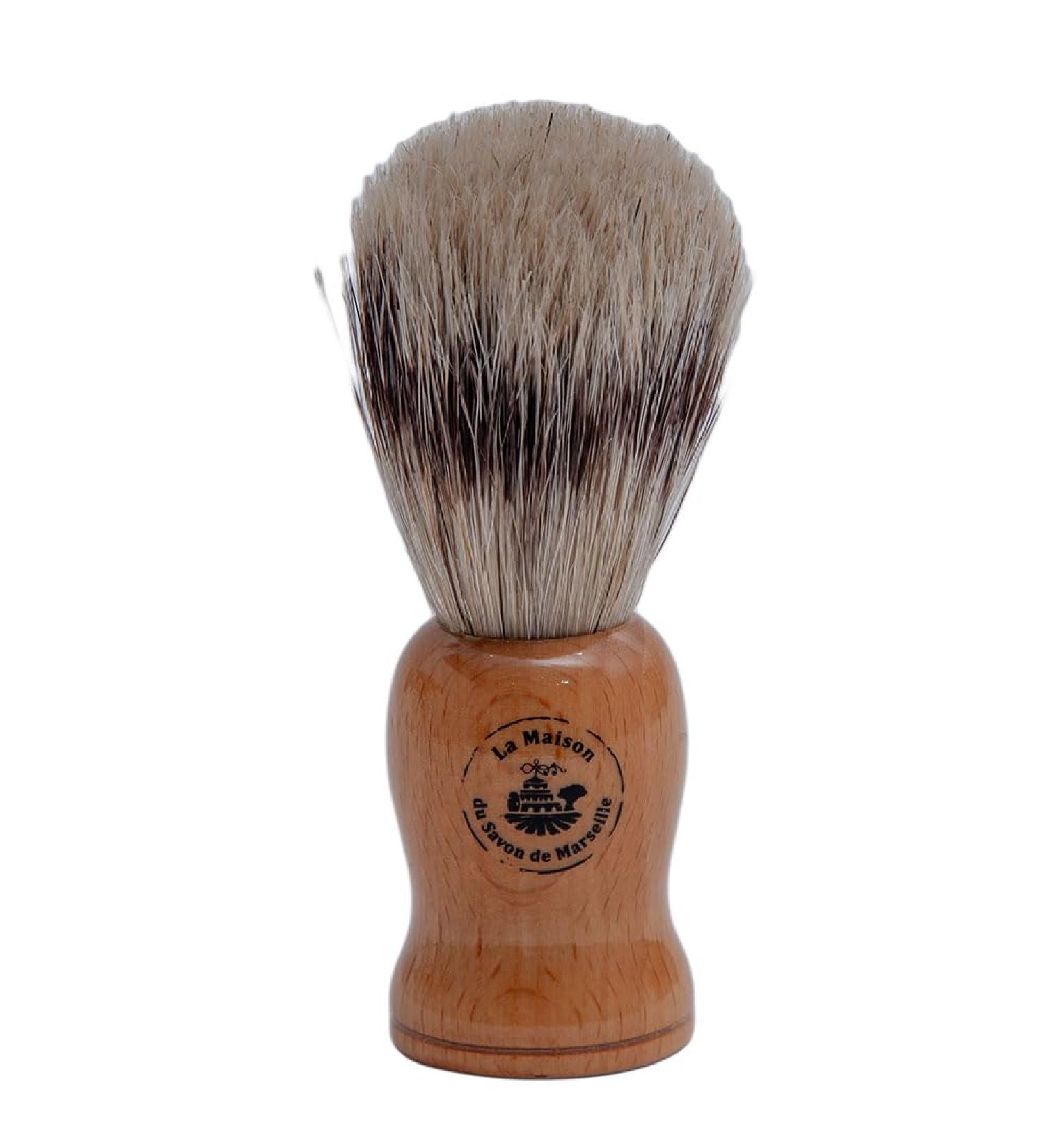 La Maison du Savon - Wooden shaving brush - For a clean smooth shave - Rebel collection