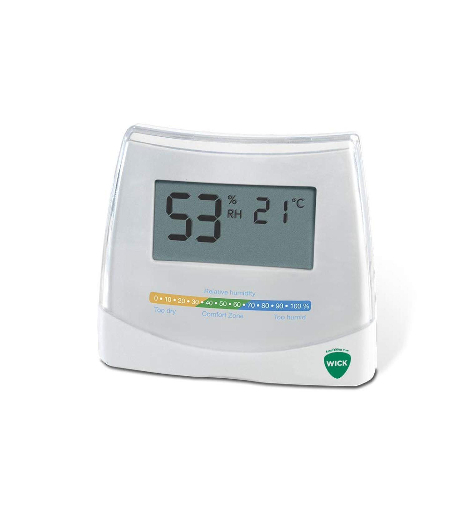 WICK 2-in-1 Hygrometer and Thermometer W70 | Accurate Indoor Humidity & Temperature Measurement - International Shipping Available - Buy Online on GoSupps.com