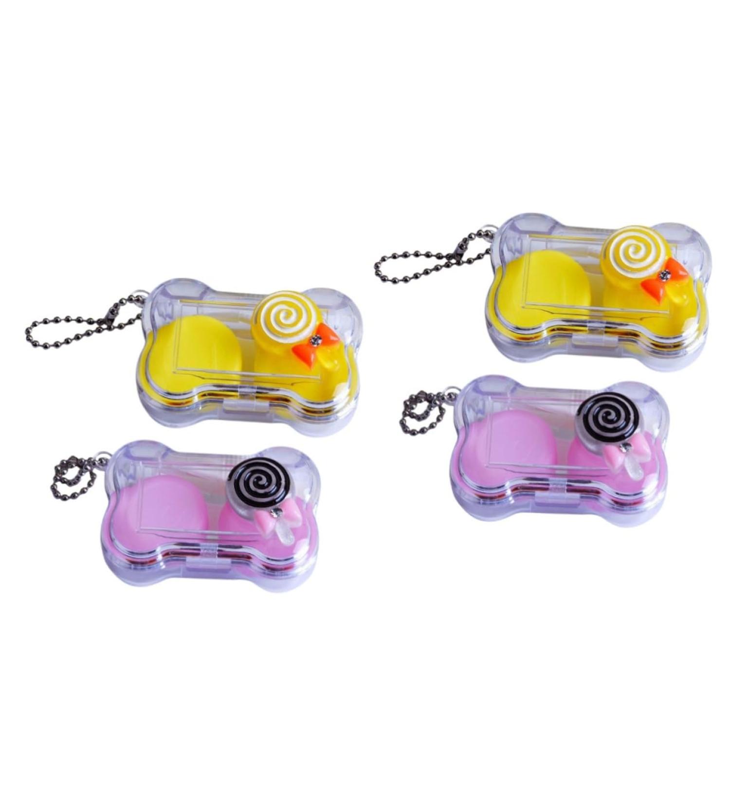 Solustre Contact Lens Case - Small Plastic Container for Easy Lens Storage | Durable & Portable Lens Holder - Buy Online on GoSupps.com