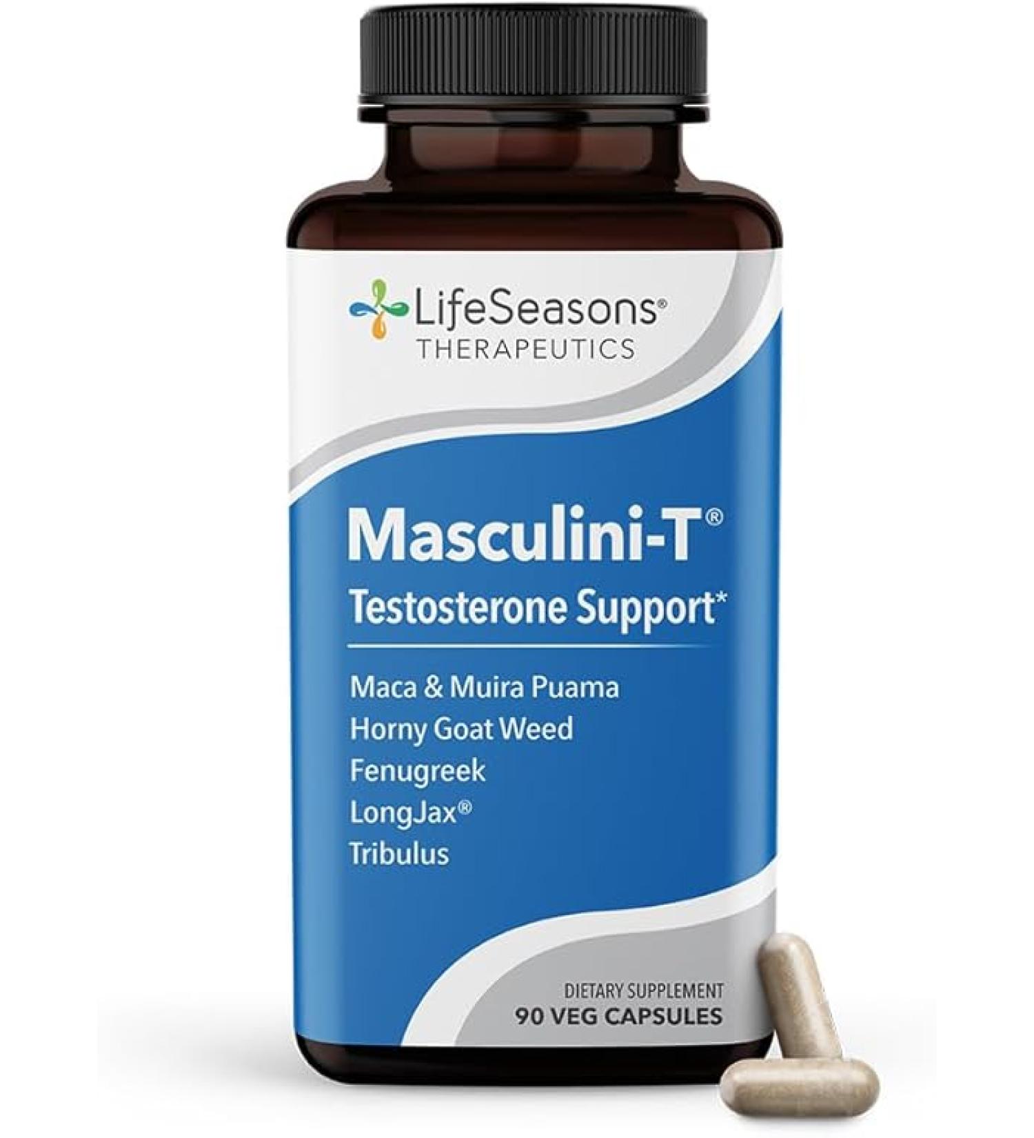 LifeSeasons Masculini-T Testosterone Support 90 Vegetarian Capsules - Buy Online on GoSupps.com