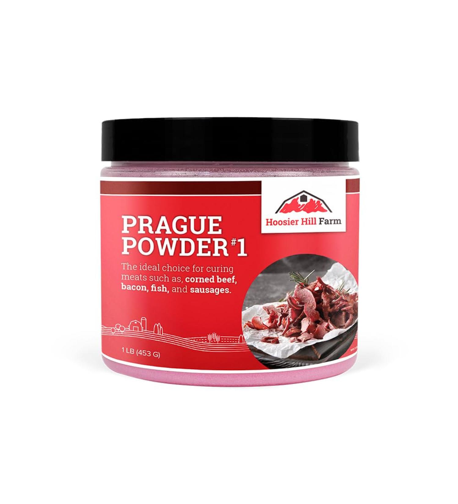 Hoosier Hill Farm Prague Powder Pink Curing Salt - 1 Pound, Pack of 1 - Premium Quality - Buy Online on GoSupps.com