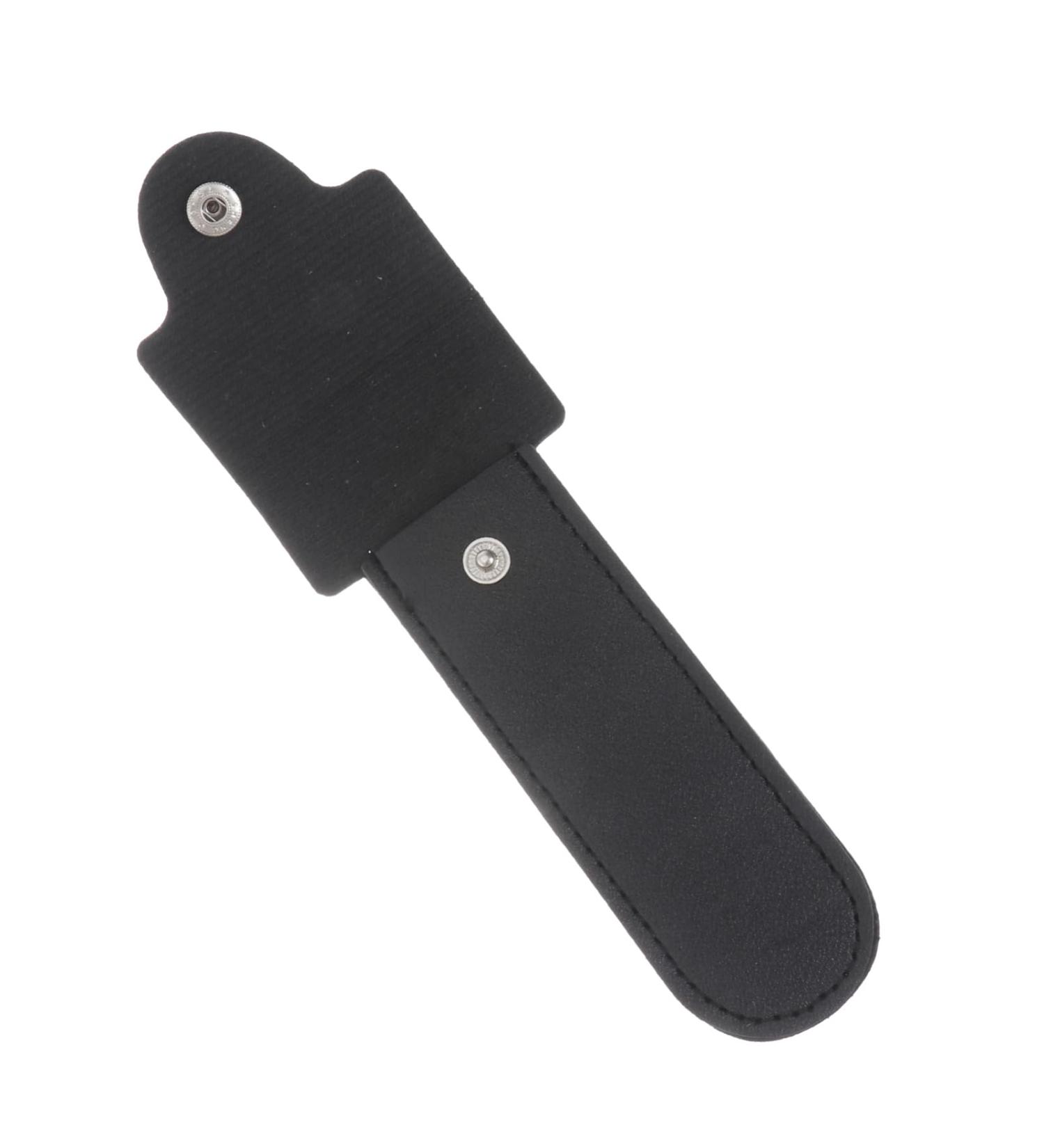 Minkissy Razor Leather Sheath Case | PU Leather Protection for Straight Razors - Hairdresser Safety Etui - Buy Online on GoSupps.com