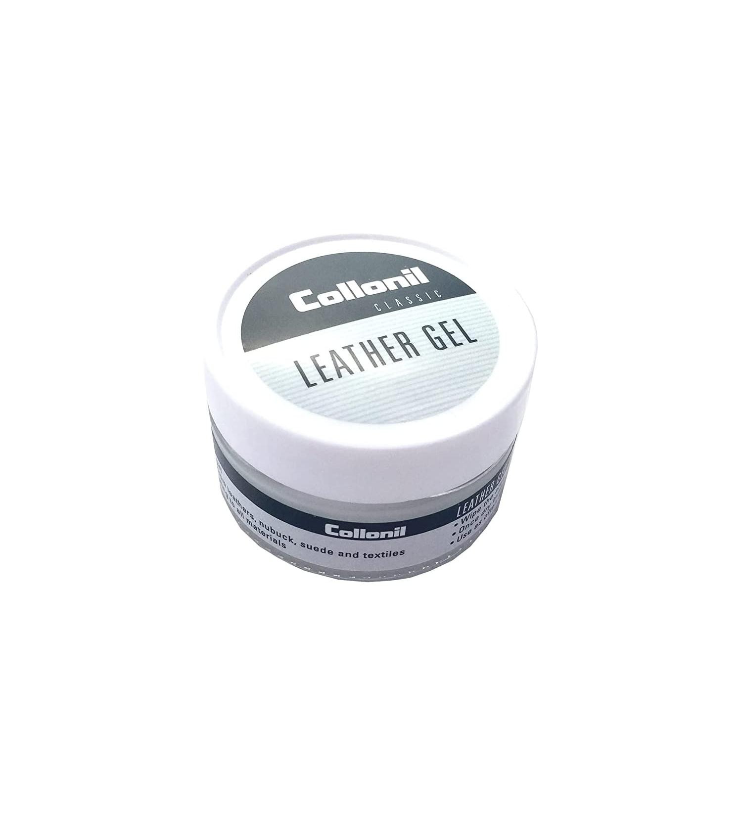 Collonil Leather Gel 2.02 Fl Oz - Premium Leather Care for Smooth & Suede, Water-Repellent Conditioner for Furniture, Shoes & Bags - Buy Online on GoSupps.com
