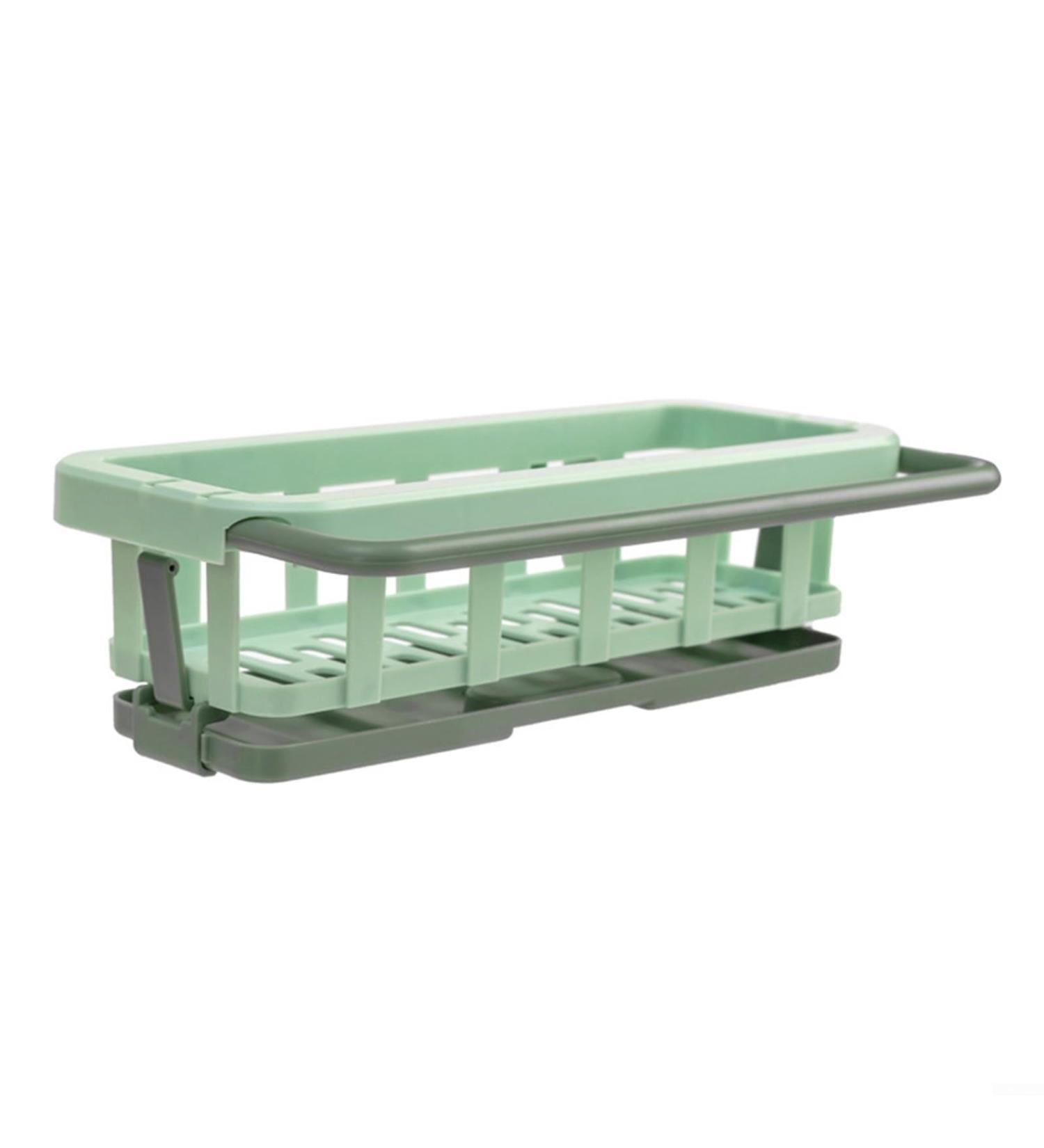 25 x 12 x 7.5 cm Sponge Holder Kitchen Organiser Dish Drainer Soap Rack Soap Dish Dish Towel Holder Dispenser Green (Green) - Buy Online on GoSupps.com