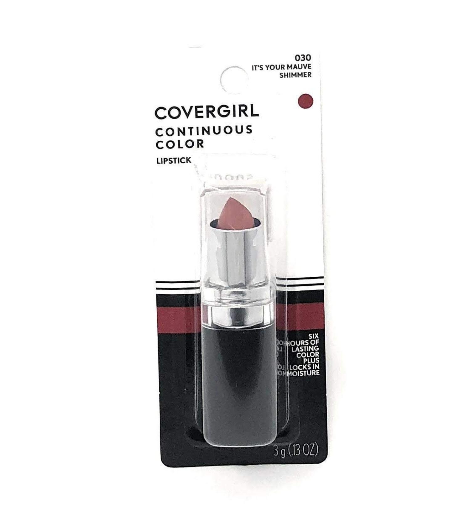 CoverGirl Continuous Color Lipstick It'S Your Mauve 030 0.13-Ounce Bottles (Pack of 2) It'S Your Mauve 030 0.13 Ounce (Pack of 2)