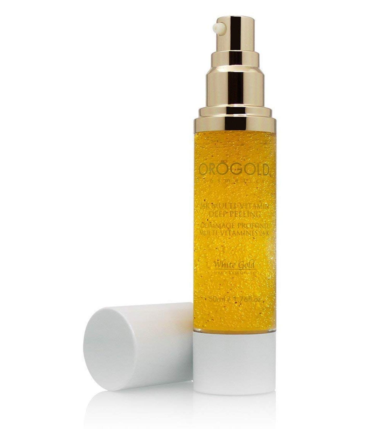 OROGOLD Cosmetics White Gold 24K Multi-Vitamin Deep Peeling Facial Exfoliator - 50 ml - Buy Online on GoSupps.com