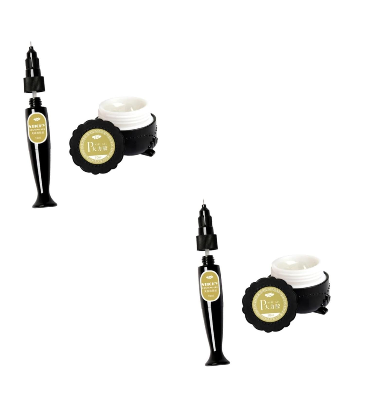 minkissy 2 Sets Filling Glue Pen Nail Glue Gel Nail Art Glue Disposable Second Generation - Buy Online on GoSupps.com