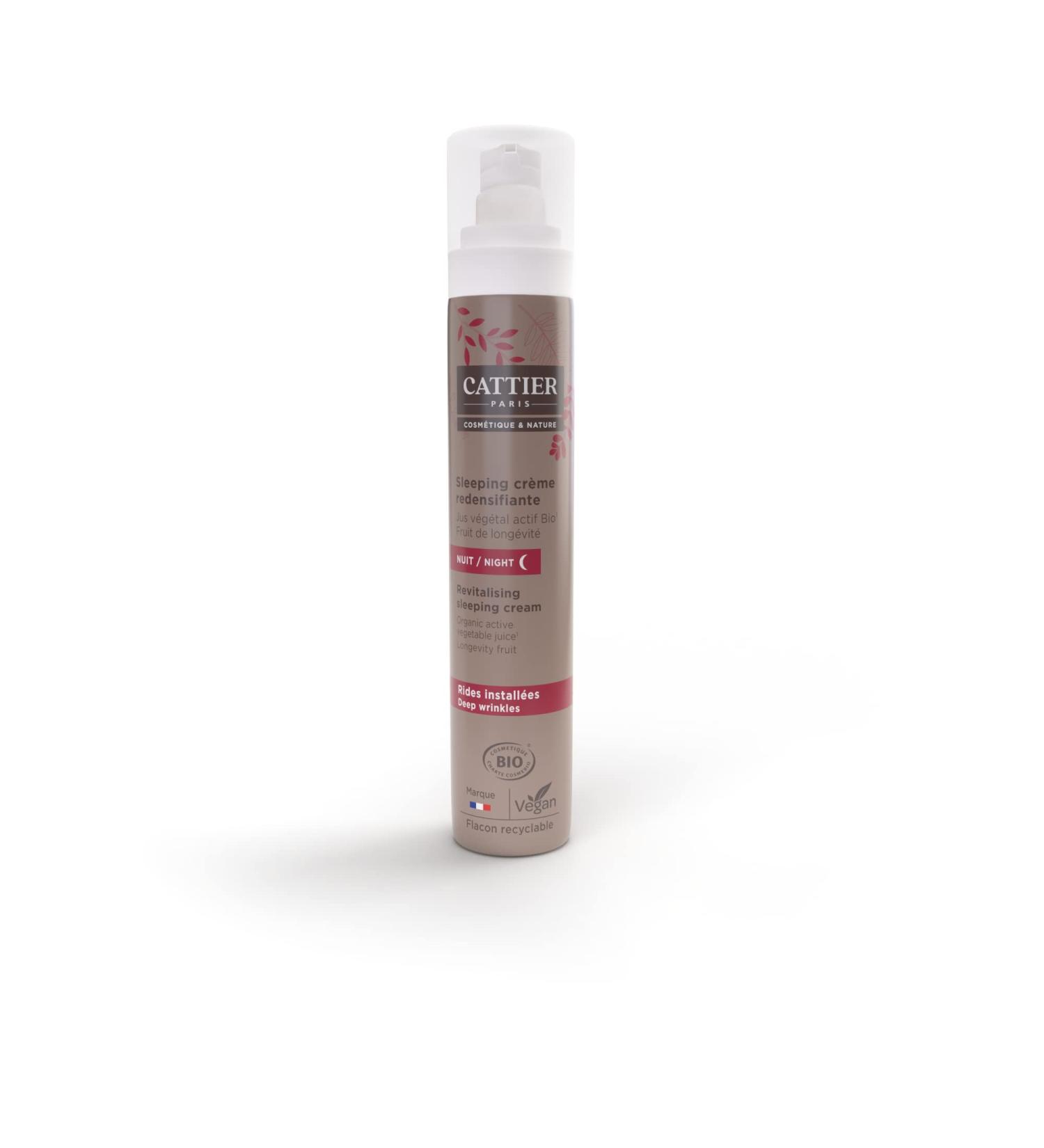 Cattier - Organic Redensifying Sleeping Cream - 50ml - Buy Online on GoSupps.com