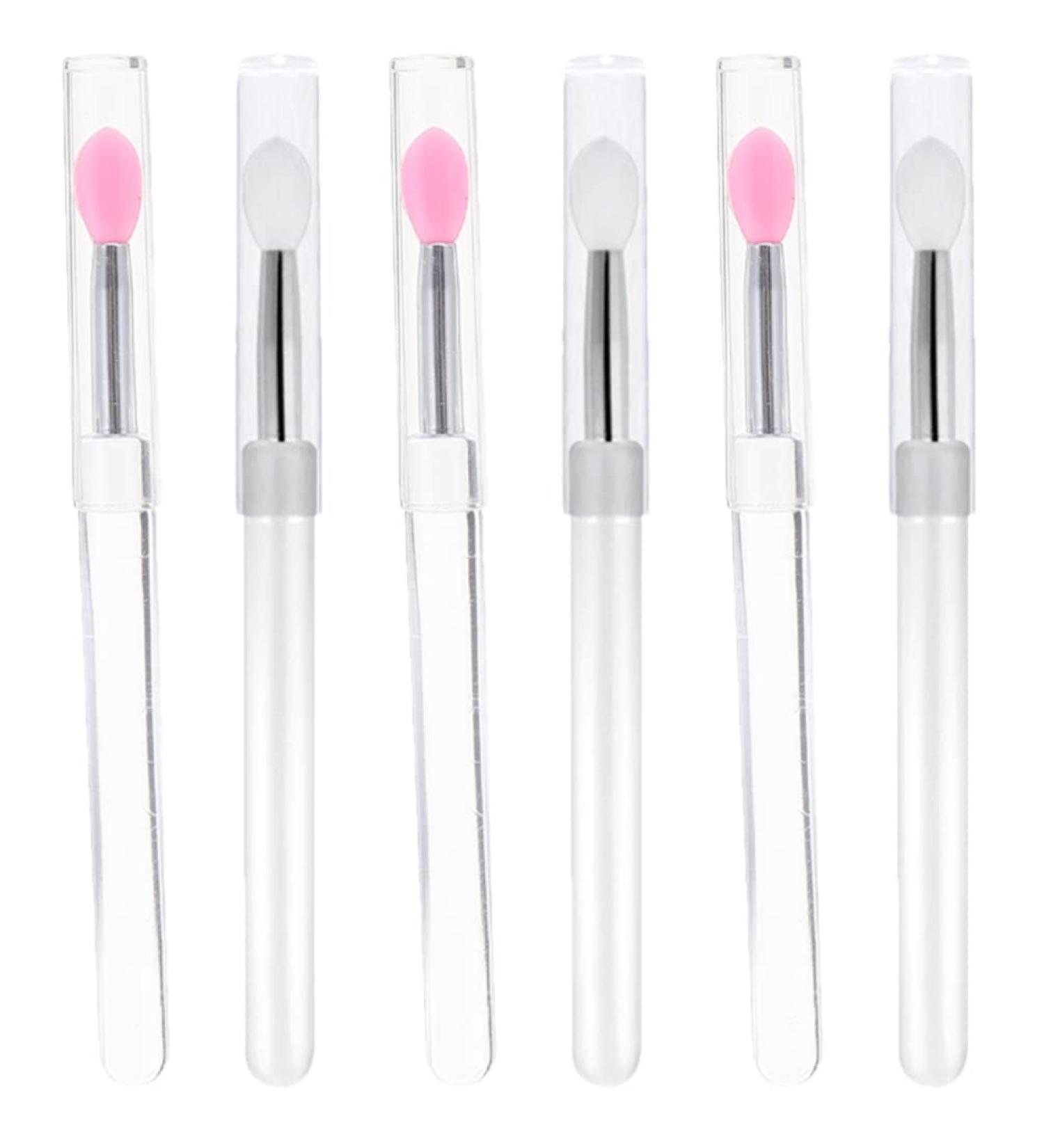 Beavorty 6Pcs Silicone Lip Brush Set - Versatile Lip Makeup & Eyeshadow Applicator with Lid | Perfect for Lip Masks & Small Accessories - Buy Online on GoSupps.com