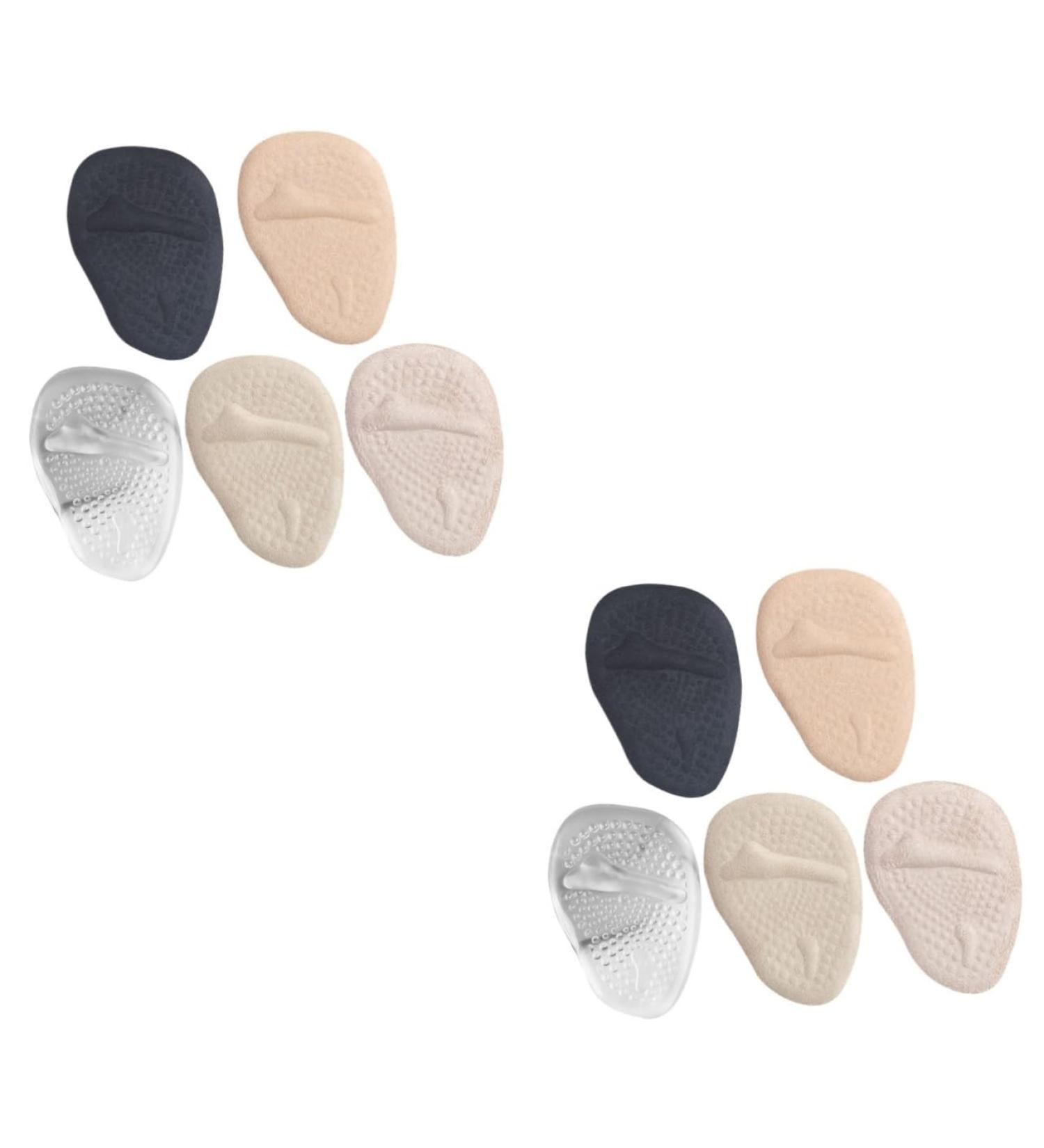 Shop NOLITOY 10 Pairs Half Size Metatarsal Pads | Best Forefoot Cushion Inserts for Comfort | International Shipping Available - Buy Online on GoSupps.com