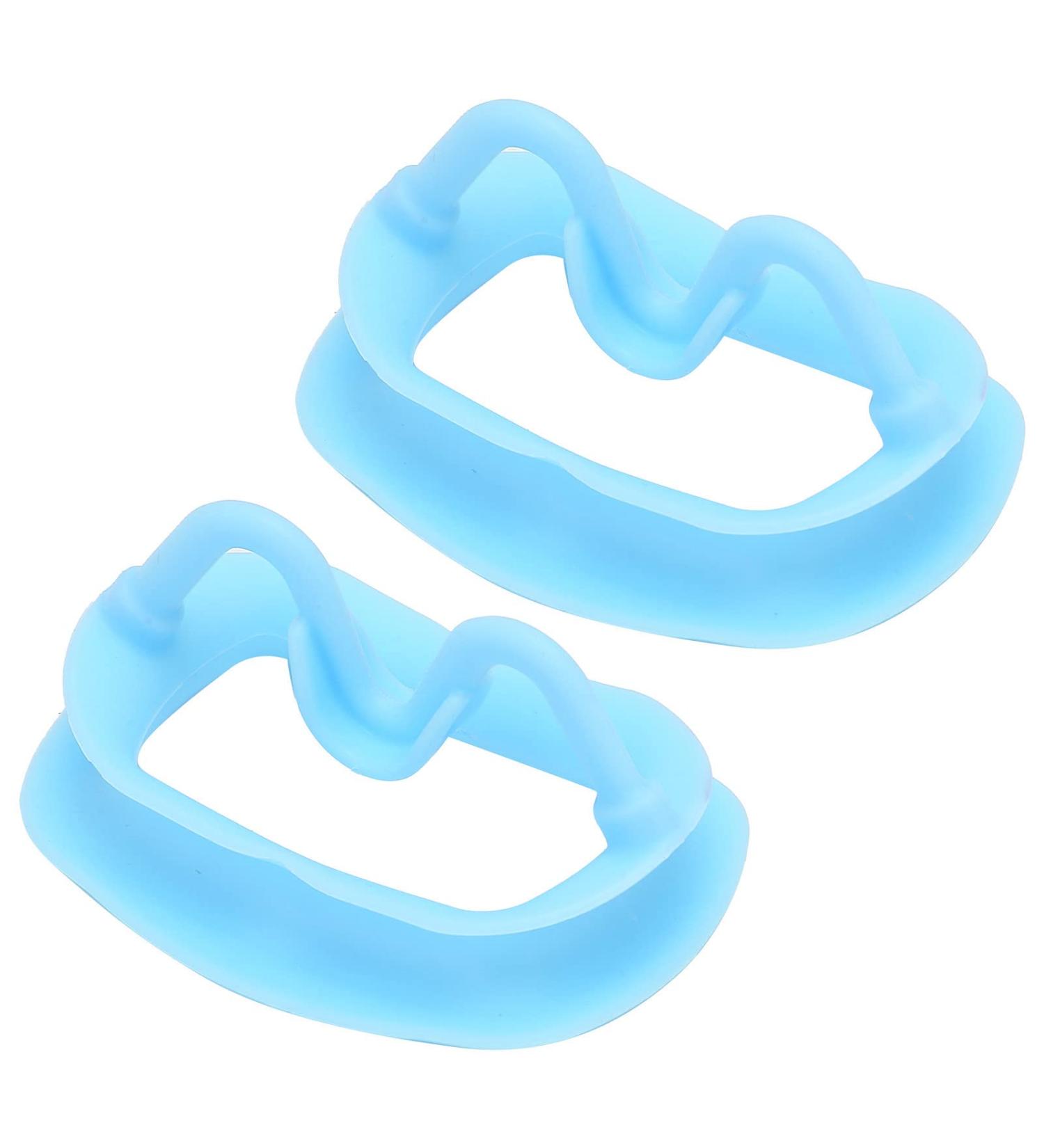 Silicone Cheek Retractors - 2 Piece Whitening Mouth Opener for Oral Inspection - Reusable & Portable Pink & Blue - Buy Online on GoSupps.com