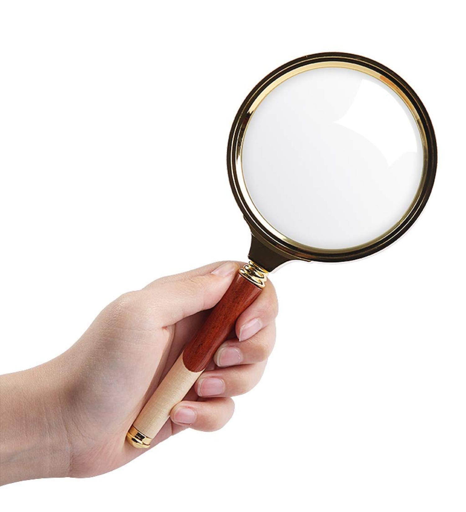 6 Times Magnifying Glass for The Elderly to Read Children Portable HD Magnifier Good Times - Buy Online on GoSupps.com