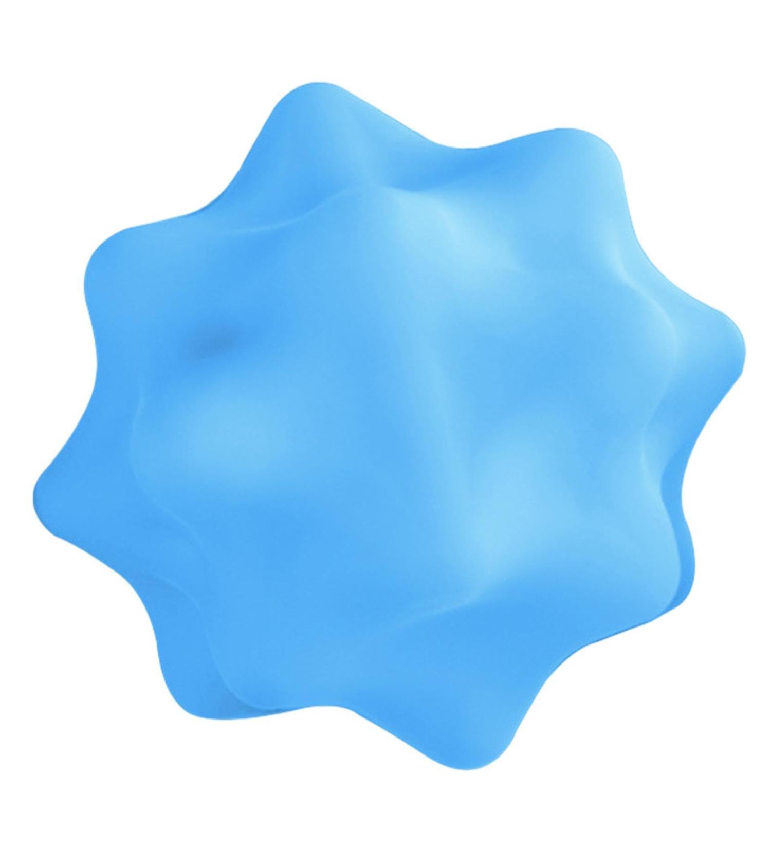 Buy Print Massage Balls | Yoga Roller Balls for Muscle Tension & Plantar Fasciitis Relief | Myofascial & Foot Reflex Zone Massage Device - Blue - Buy Online on GoSupps.com