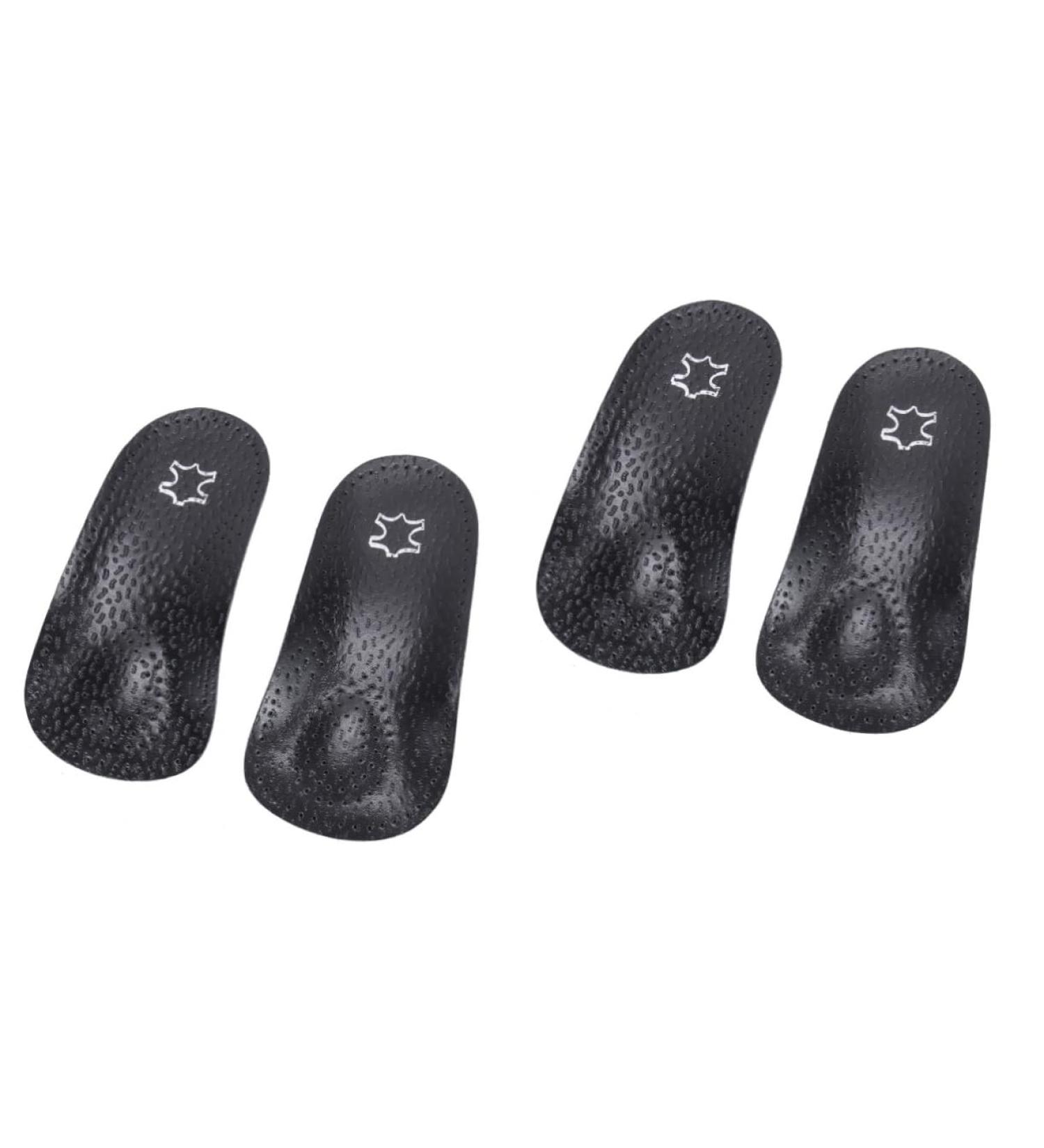 FRCOLOR 2 Pairs Arch Support Insoles for Flatfoot - Orthopedic Inserts for Plantar Fasciitis - Invisible Black Shoe Pads (Size 1 & 2) - International Shipping Available - Buy Online on GoSupps.com