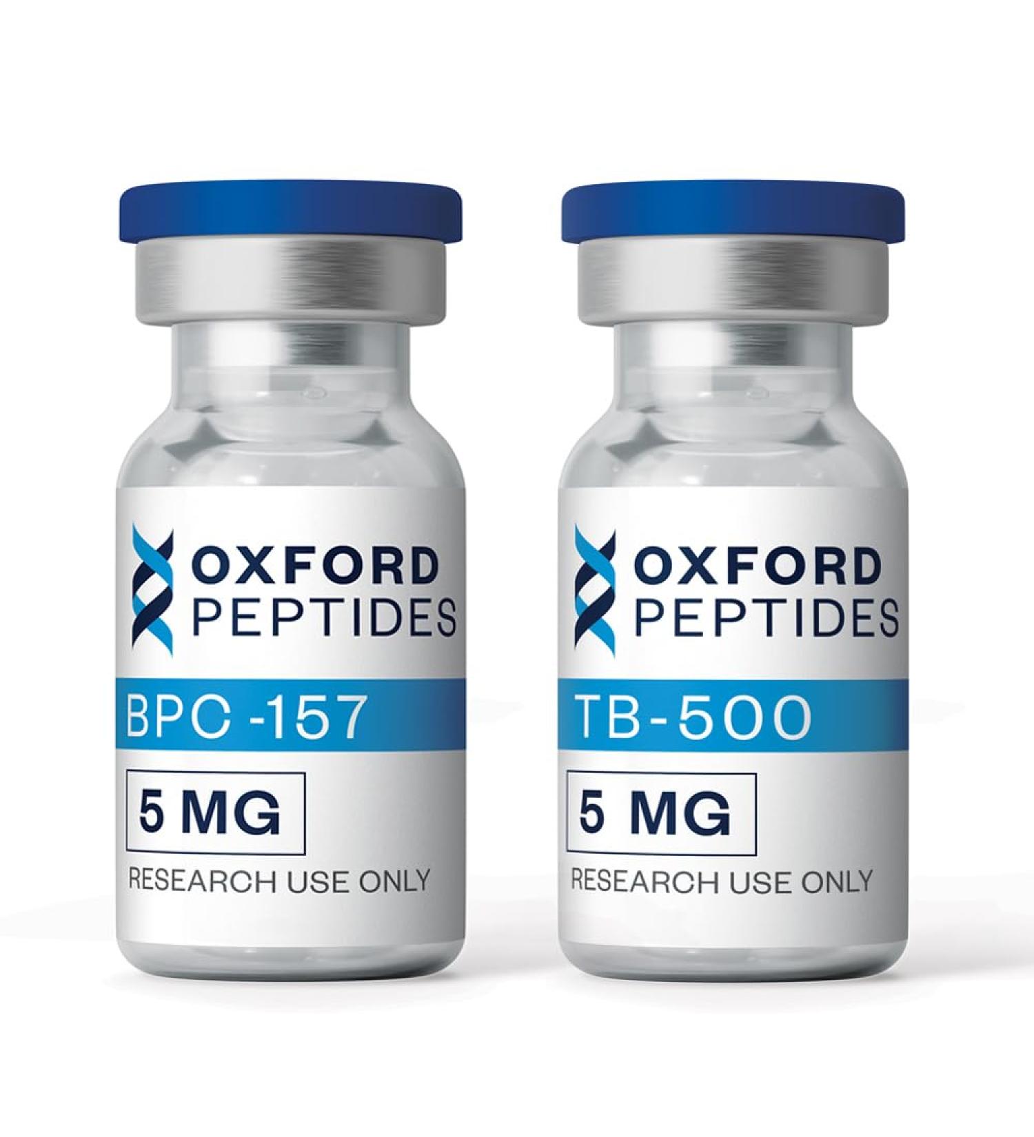 Oxford Peptides BPC 157 and TB500 Bundle 10mg Powder HPLC Tested 99 % + Purity - Buy Online on GoSupps.com