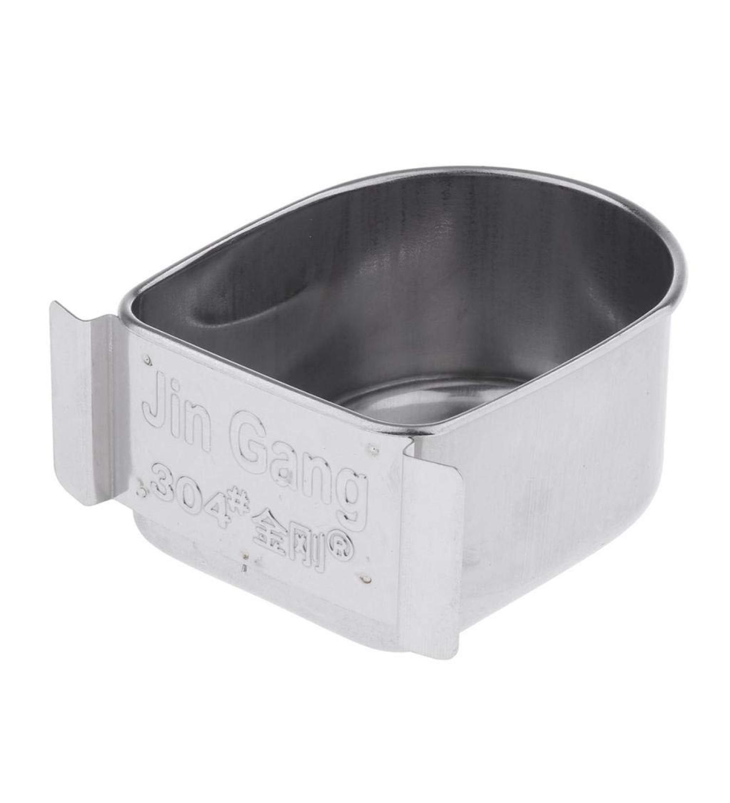 LOVIVER Stainless Steel Bird Feeding & Water Bowl for Parrots Cockatiels Budgies - Hanging Bowl (1pc) - Buy Online on GoSupps.com