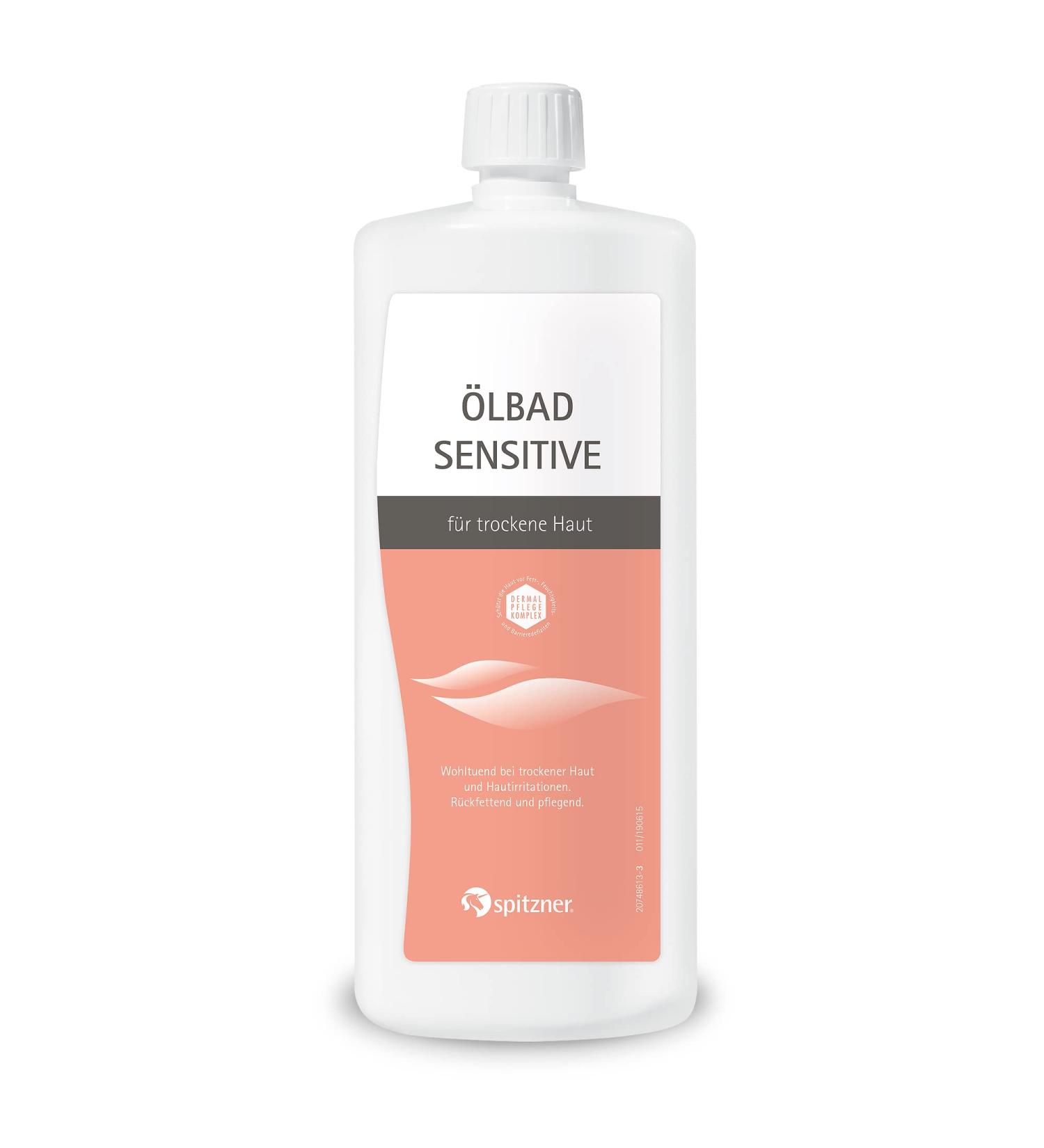 Buy Spitzner lbad Sensitive 1000 ml - Dermatologically Tested Oil Bath for Dry Skin | Intense Hydration Drug Quality - International Shipping - Buy Online on GoSupps.com