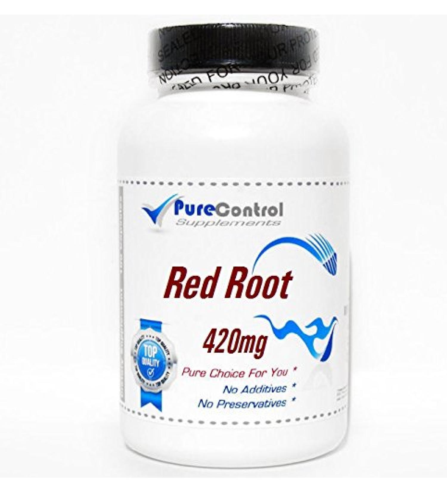 Red Root 420mg // 100 Capsules // Pure // by PureControl Supplements