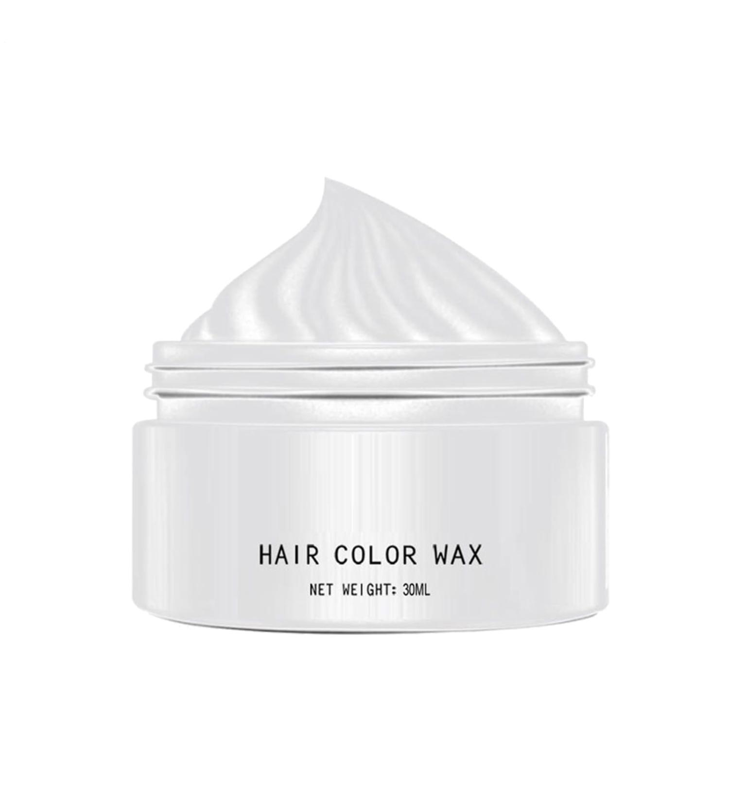 Hair Color Wax 30 ml Temporary Hair Color Washable Clay Suitable for Children Adults Men Women Parties Festival Halloween Cosplay Parties White A - Buy Online on GoSupps.com