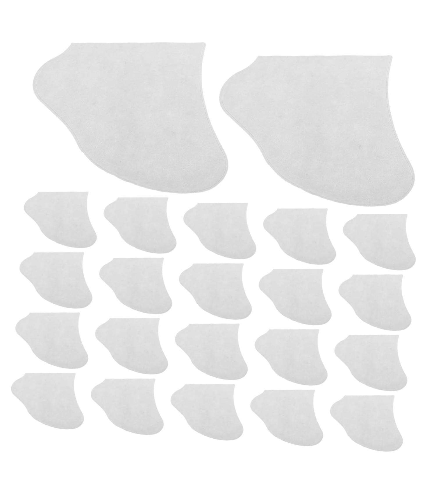 PAMINGONO 50 Pairs Foot Mask Foot Lotion Foot Moisturizing Supplies Clear Feet Cover Foot Soaking Covers Pedicure Accessories Foot Caring Socks One Time Foot Cover Non-woven Fabric White - Buy Online on GoSupps.com