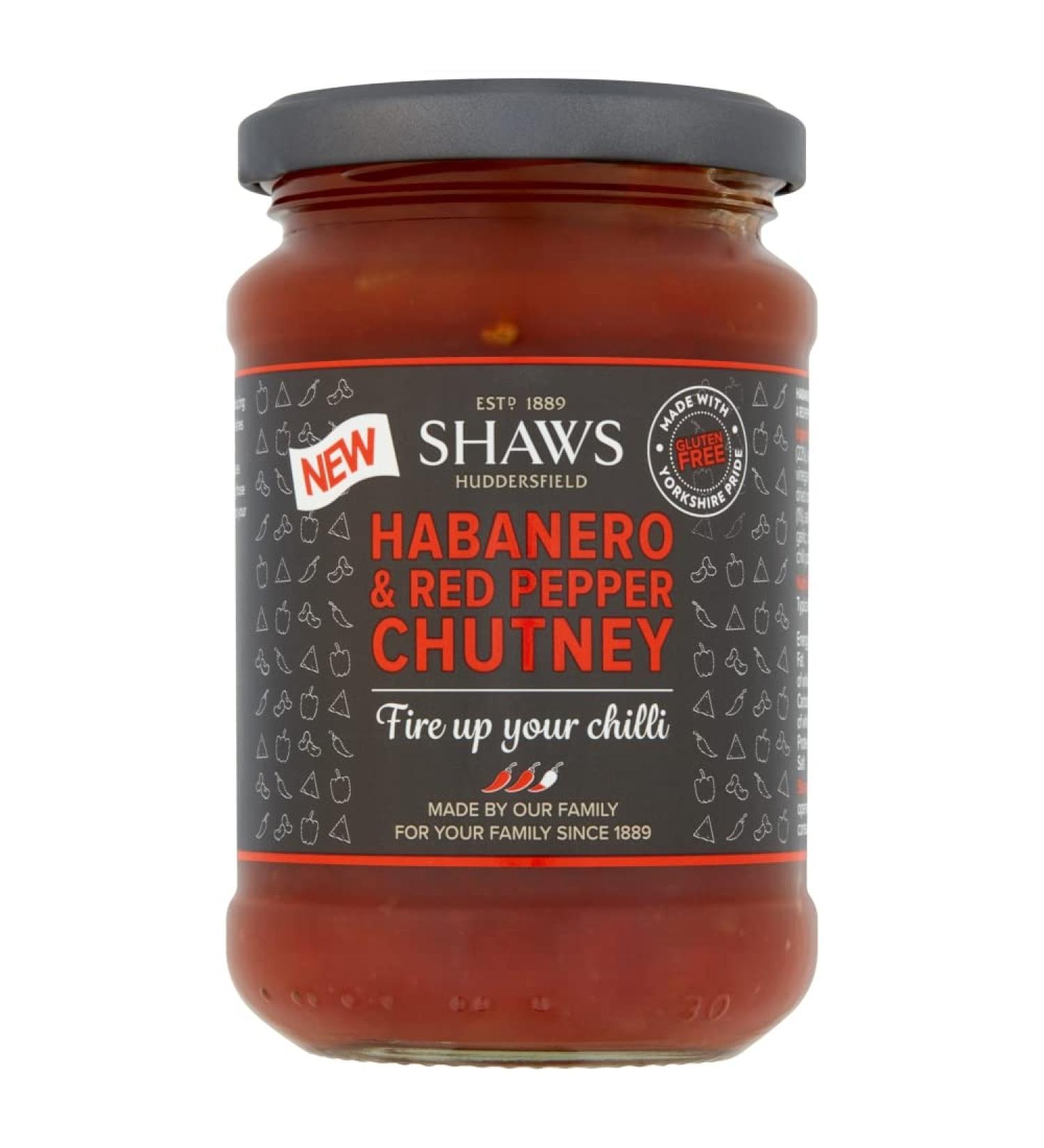 Shaws Habanero & Red Pepper Chutney 300g