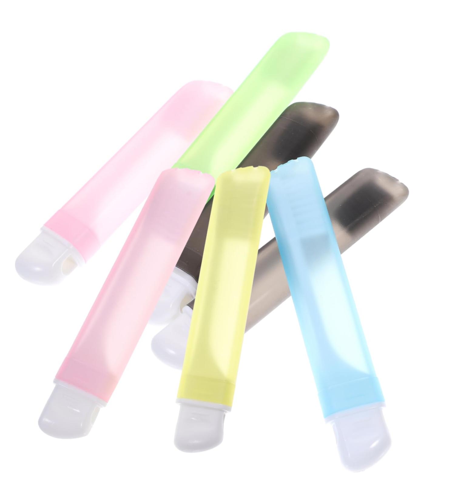 Buy Bcoath 8-Piece Foldable Travel Toothbrush Set | Soft Bristle Creative & Compact Design for Hotels - Perfect for On-the-Go! - Buy Online on GoSupps.com