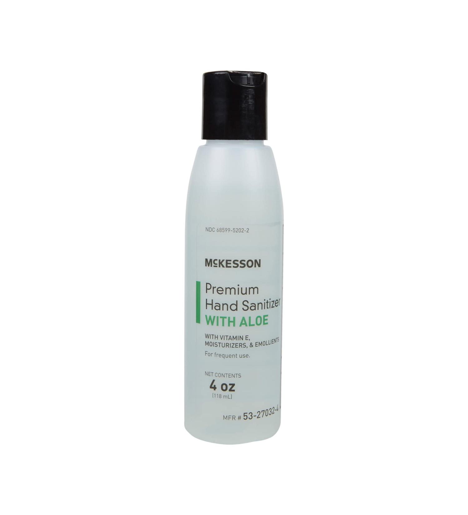 McKesson Gel Hand Sanitizer with Aloe 4 oz - Cleanse and Moisturize - 1 Count - Buy Online on GoSupps.com